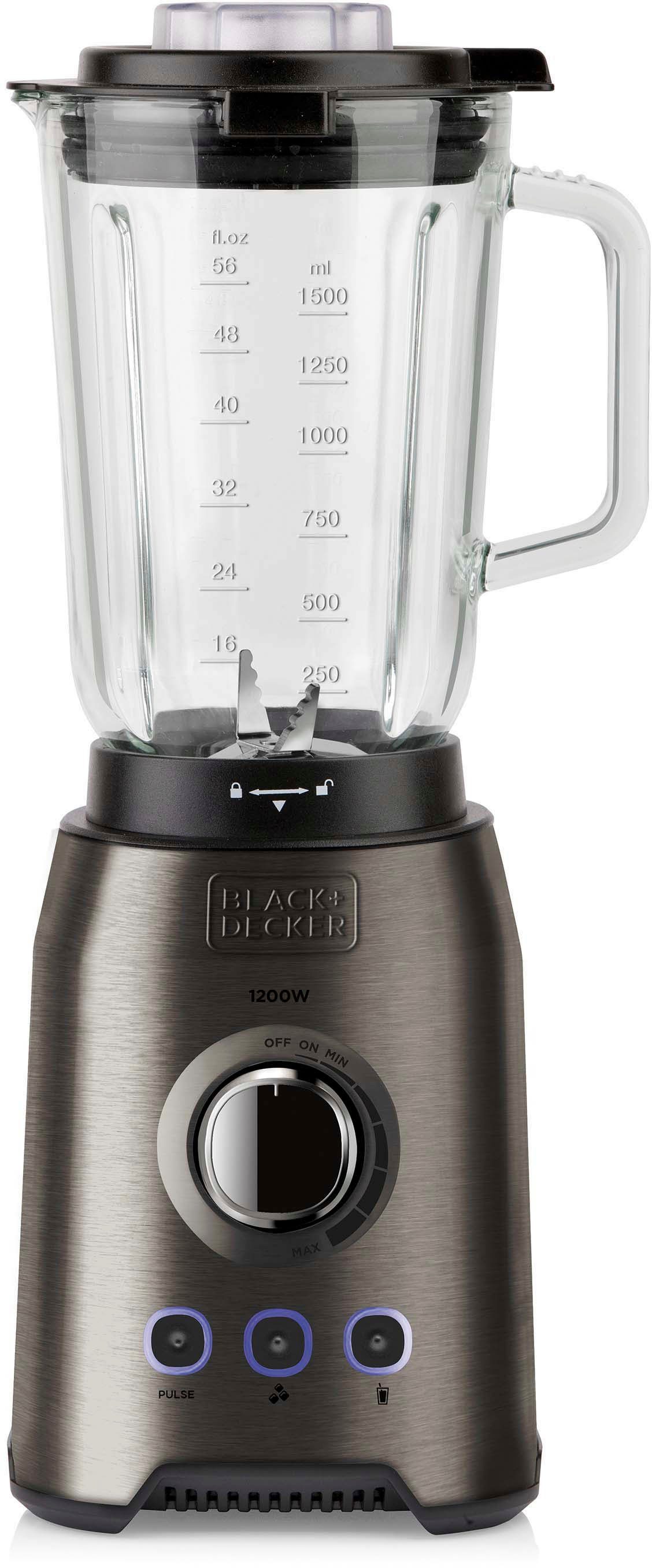 Black + Decker Standmixer BXJB1200E, 1200 W. Reduzierter Preis € 67,84. Unverbindliche Preisempfehlung € 119,99