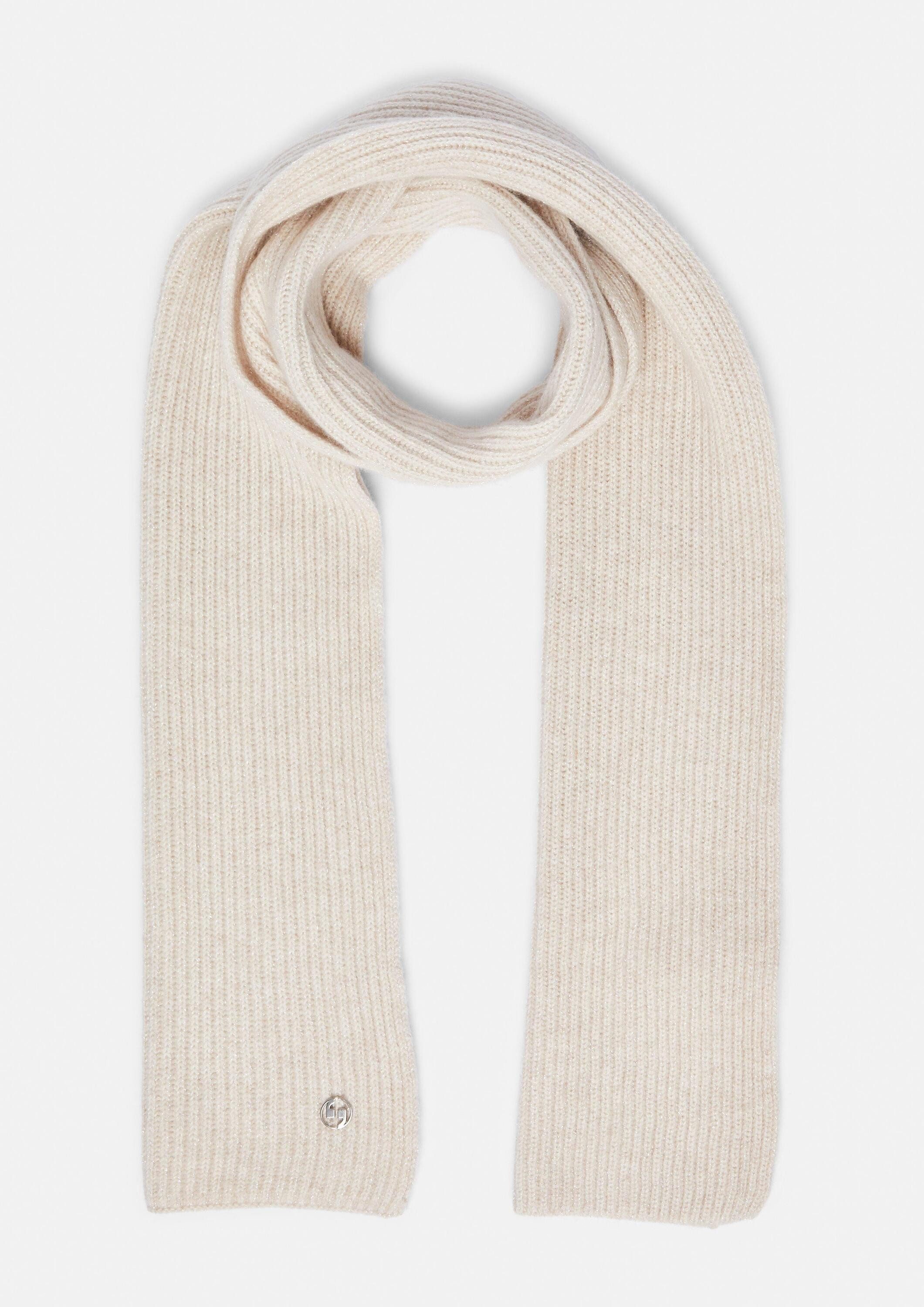 comma Schal Tuch, Strickschal mit Glitzergarn