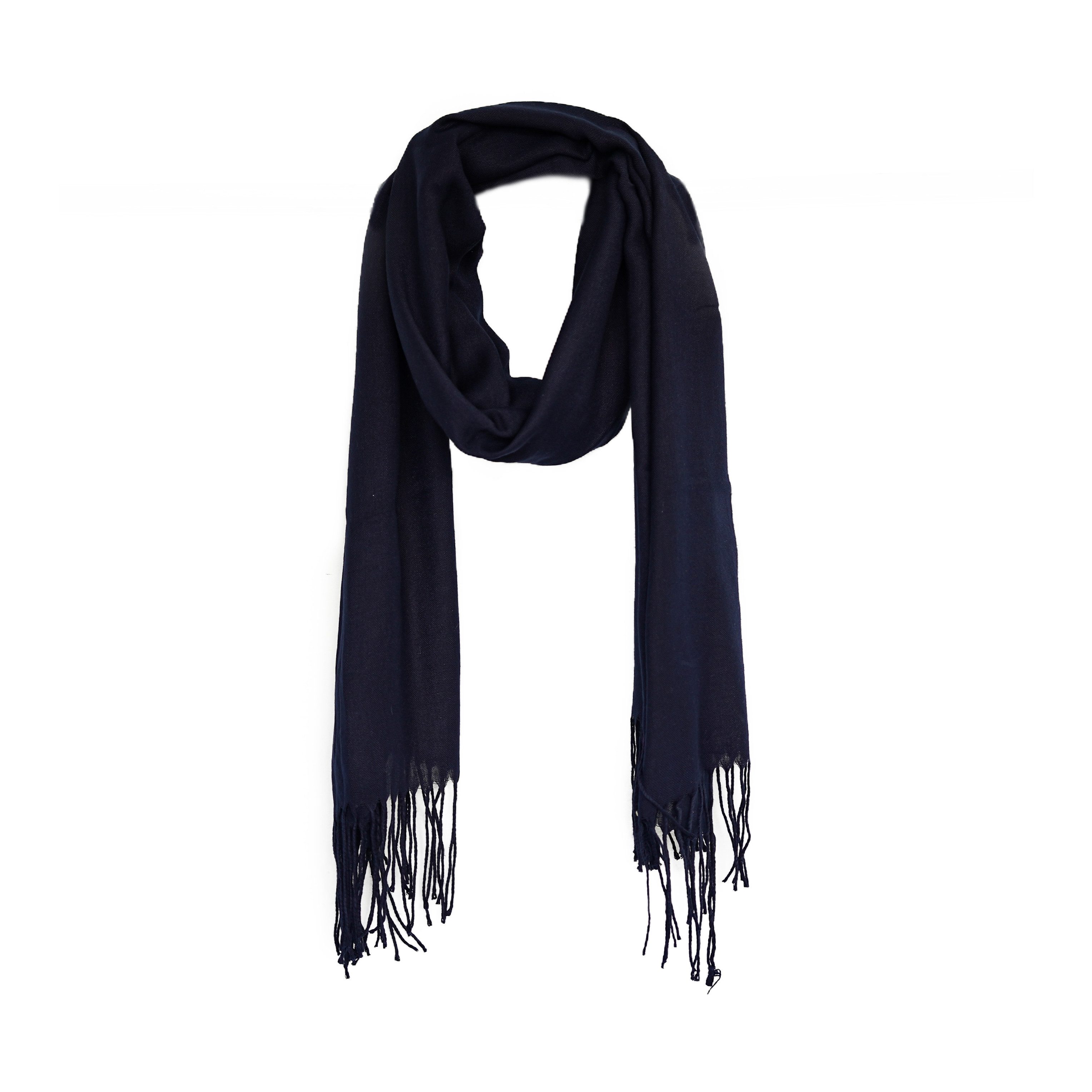 COFI 1453 Schal Pashmina Schal 165x70 cm elegantes Modeaccesiore Weich und Luftig