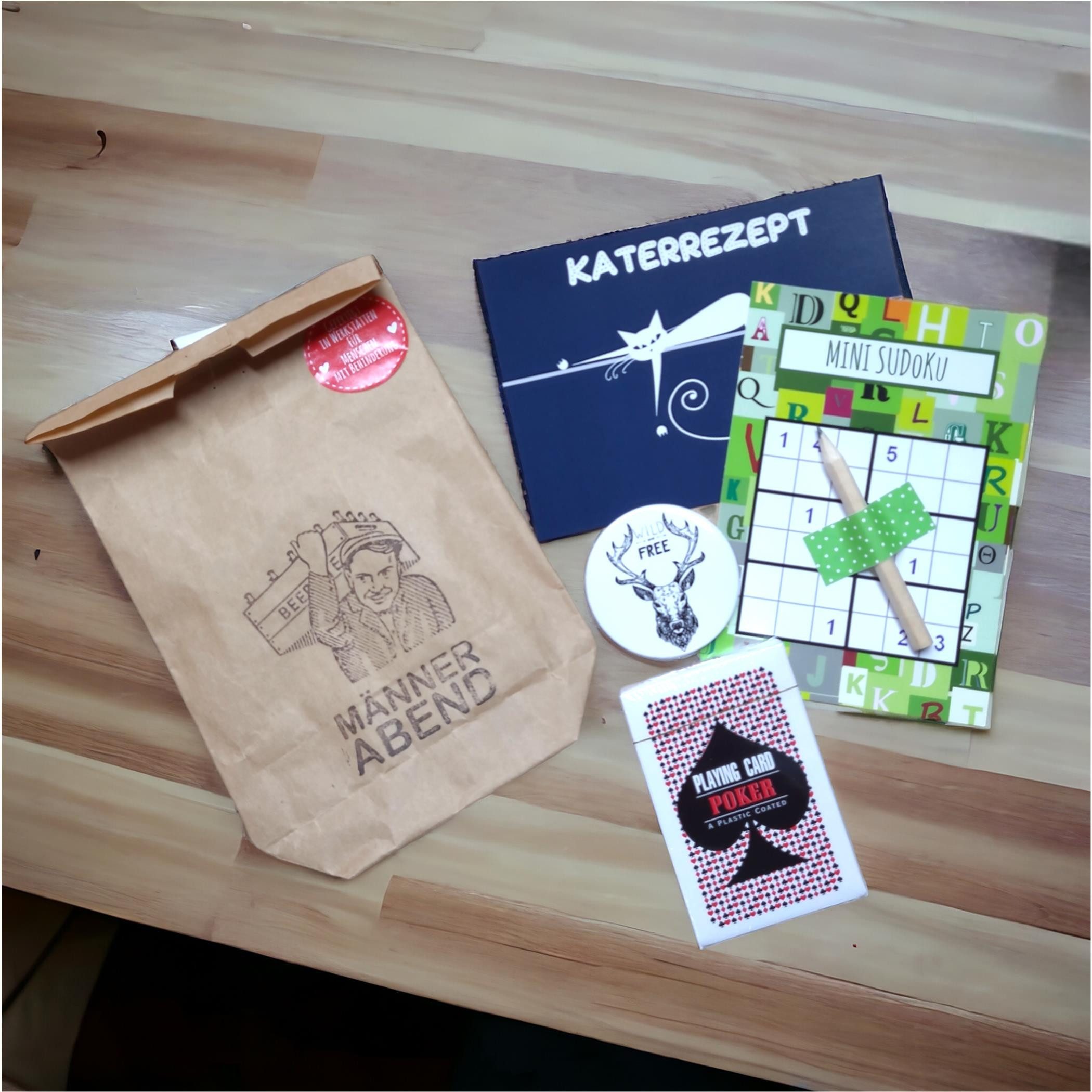 Wunderle Wundertüte Wundertüte Männerabend für den Stammtisch, Mitbringsel, Geschenk, Geschenkidee für Männer