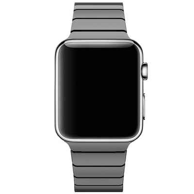 CoverKingz Smartwatch-Armband »Gliederarmband für Apple Watch 49/45/44/42mm Serie Ultra/8/7/6/SE/5/4«, Faltschließe aus Edelstahl