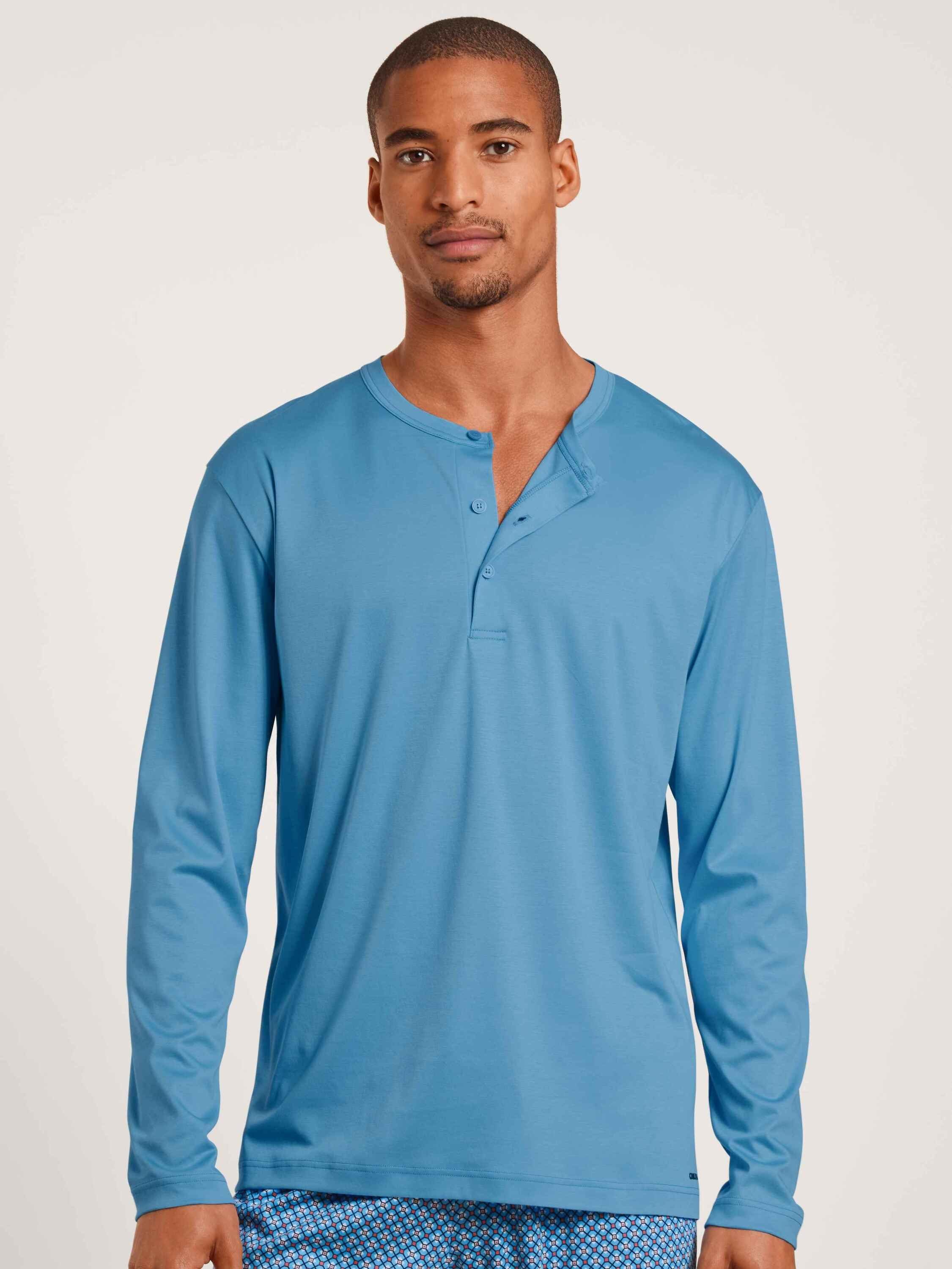 Langarm-Shirt CALIDA (1-tlg) Pyjamaoberteil