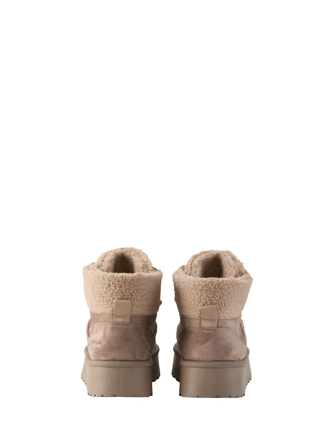 TOM TAILOR Shoes Licence Schnürstiefel (1-tlg) Schneestiefeletten mit Fellimitat