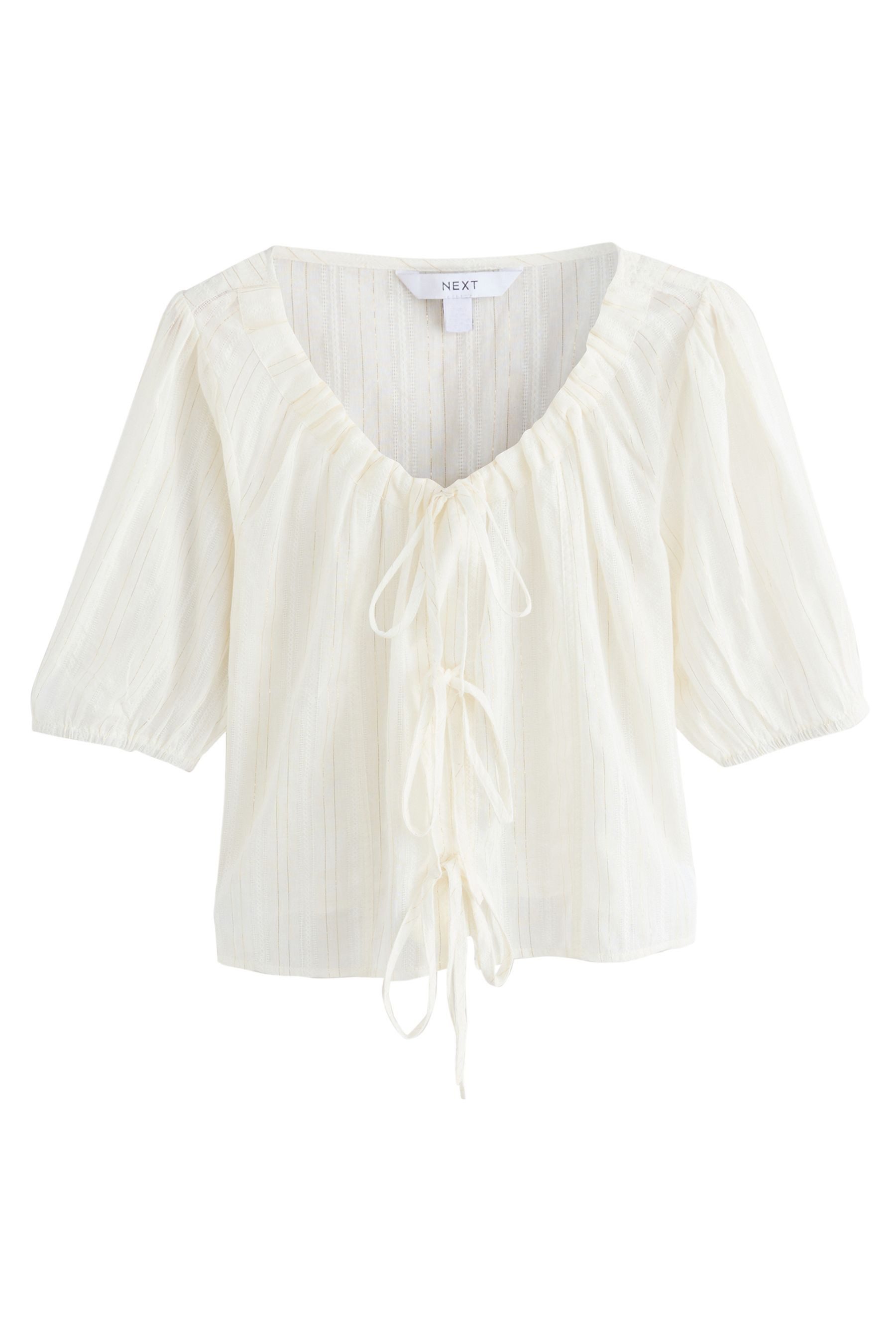 Next Blusenshirt Top mit Puffärmeln zum günstig online kaufen