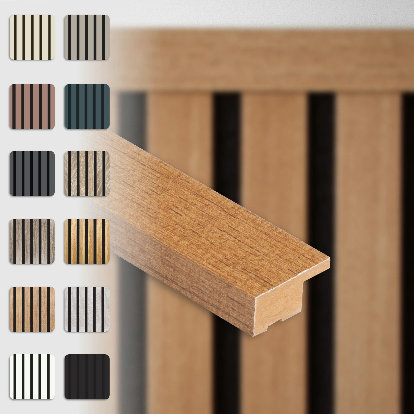 Hexim Wanddekoobjekt APA09 (Abschlussleiste 275x2,7cm passend für unsere Ak günstig online kaufen