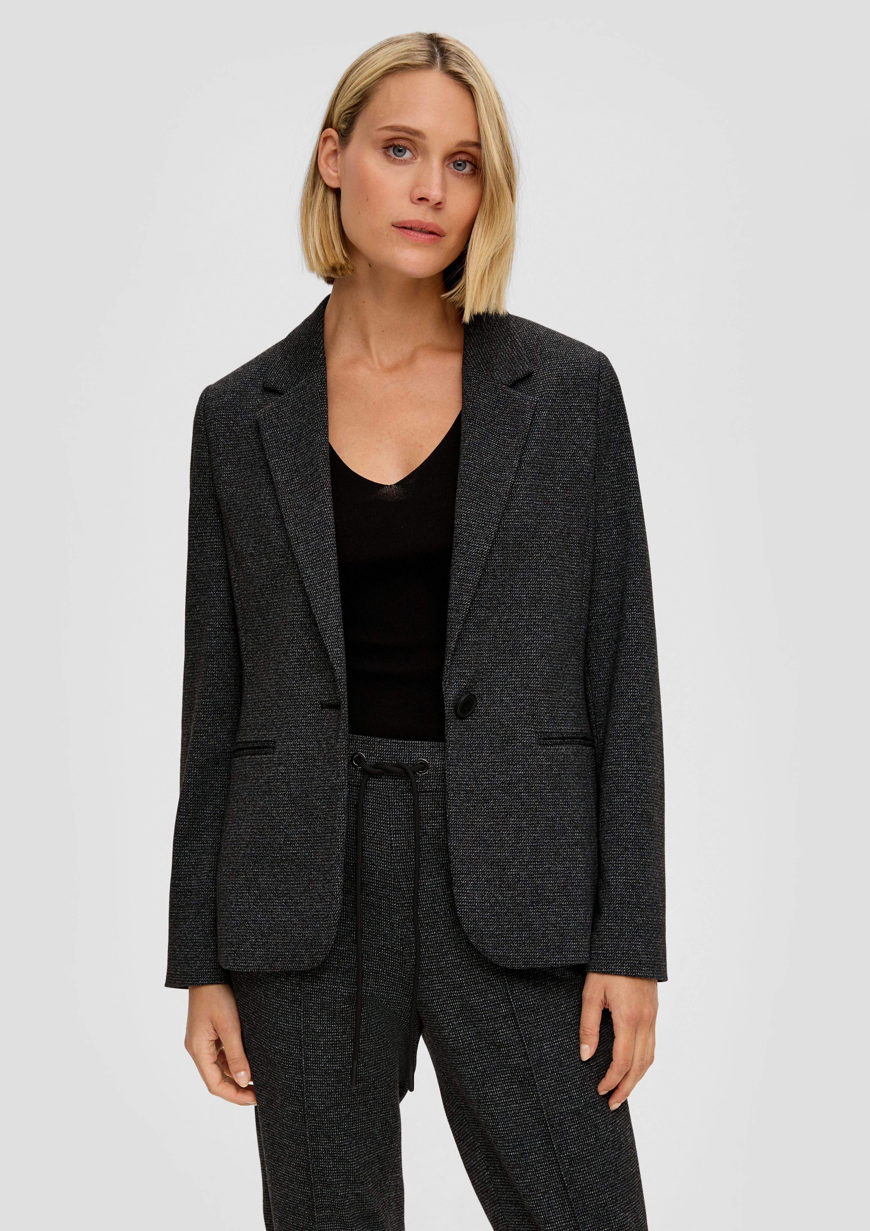 Jackenblazer Blazer im Slim Fit aus Viskosemix