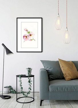 Komar Poster Magnolia Breathe, Blumen (1 St), Kinderzimmer, Schlafzimmer, Wohnzimmer