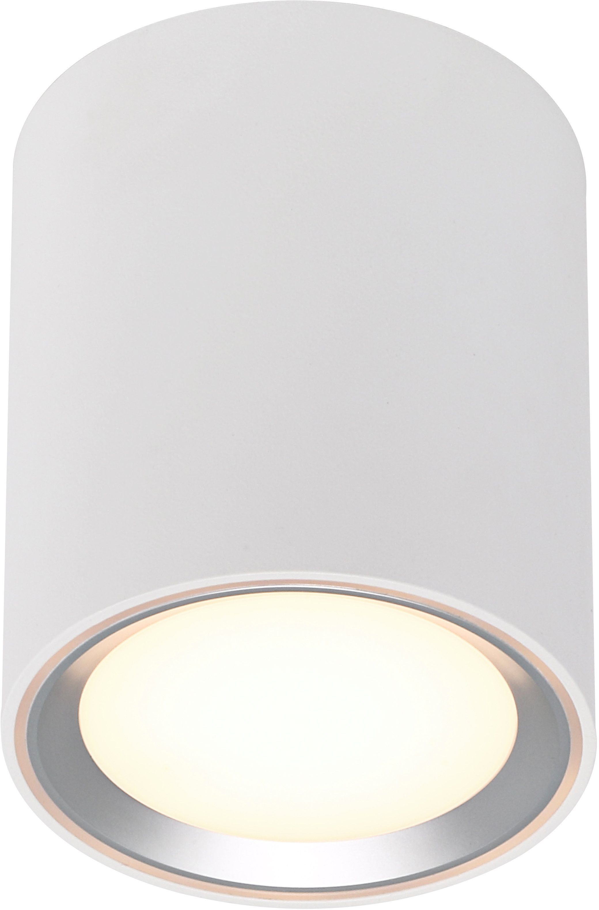 Nordlux LED Warmweiß, fest LED integriert, Dimmfunktion, Deckenlampe Fallon, Deckenleuchte, Deckenspot LED LED