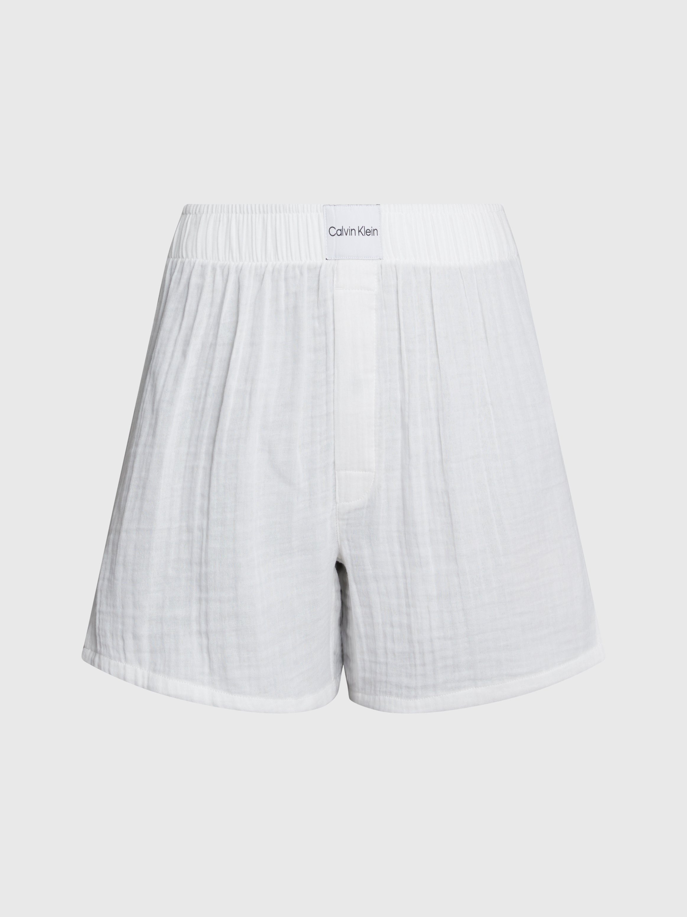 Calvin Klein Underwear Pyjamashorts BOXER SLIM mit Markenlabel auf dem Bund