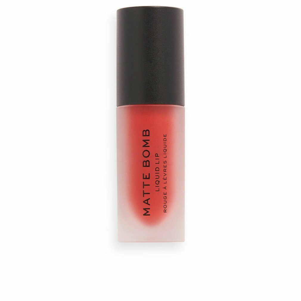 MAKE UP REVOLUTION Lippenstift Revolution Make Up Matte Bomb Liquid Lip Lure Red 4,60ml