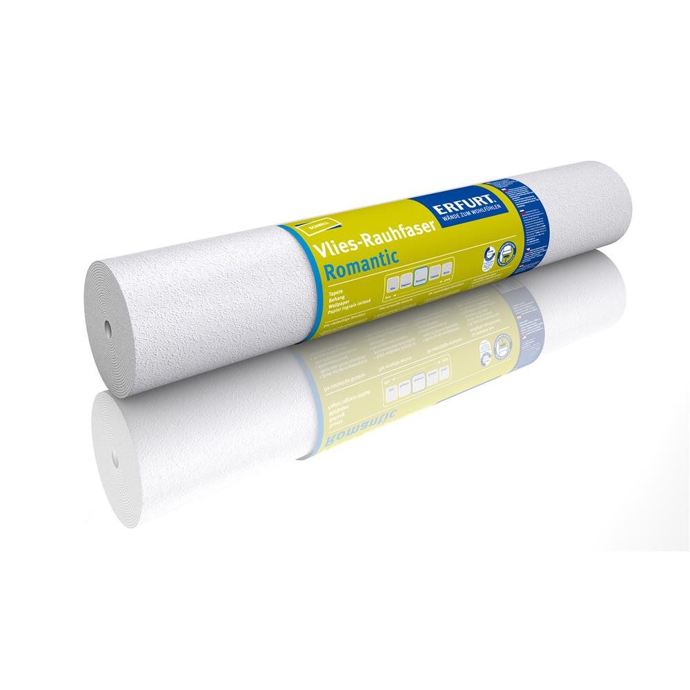 ERFURT Vliestapete Rauhfaser ROMANTIC, 15 m x 0,53 m - 1 Rolle