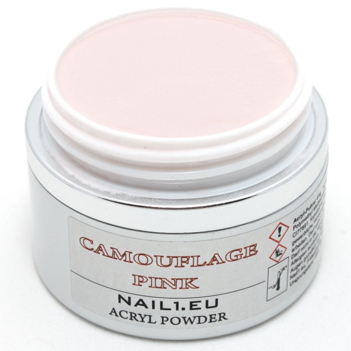 Nail1.eu Nageldesign Zubehör Acryl Camouflage PINK 50ml/41g MakeUp Acryl-Pulver Acryl-Puder