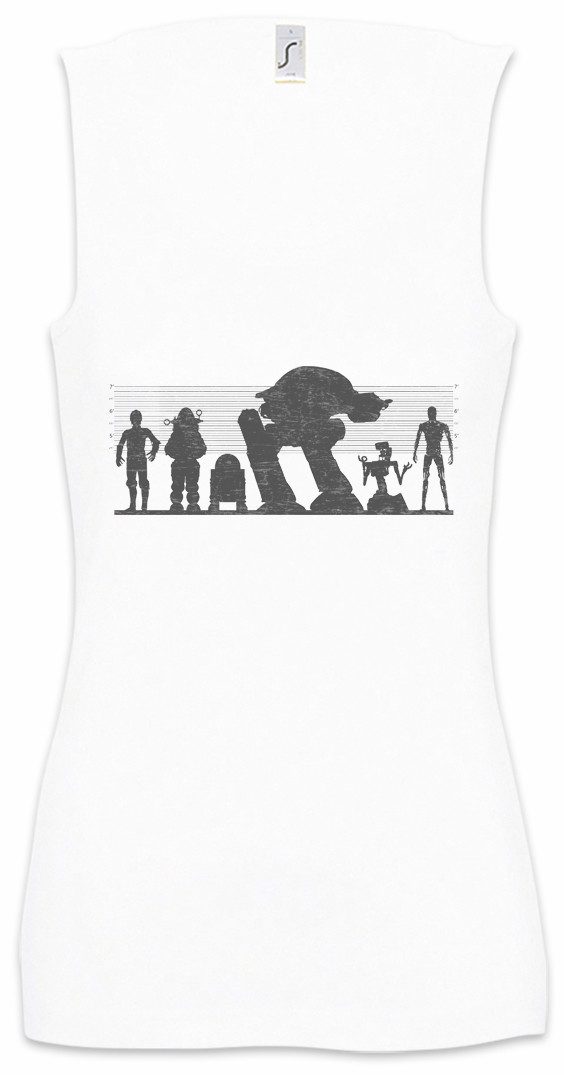 Tanktop Robot Suspects Ärmelloses Damen T-Shirt Star Verdächtige Droide R2D2