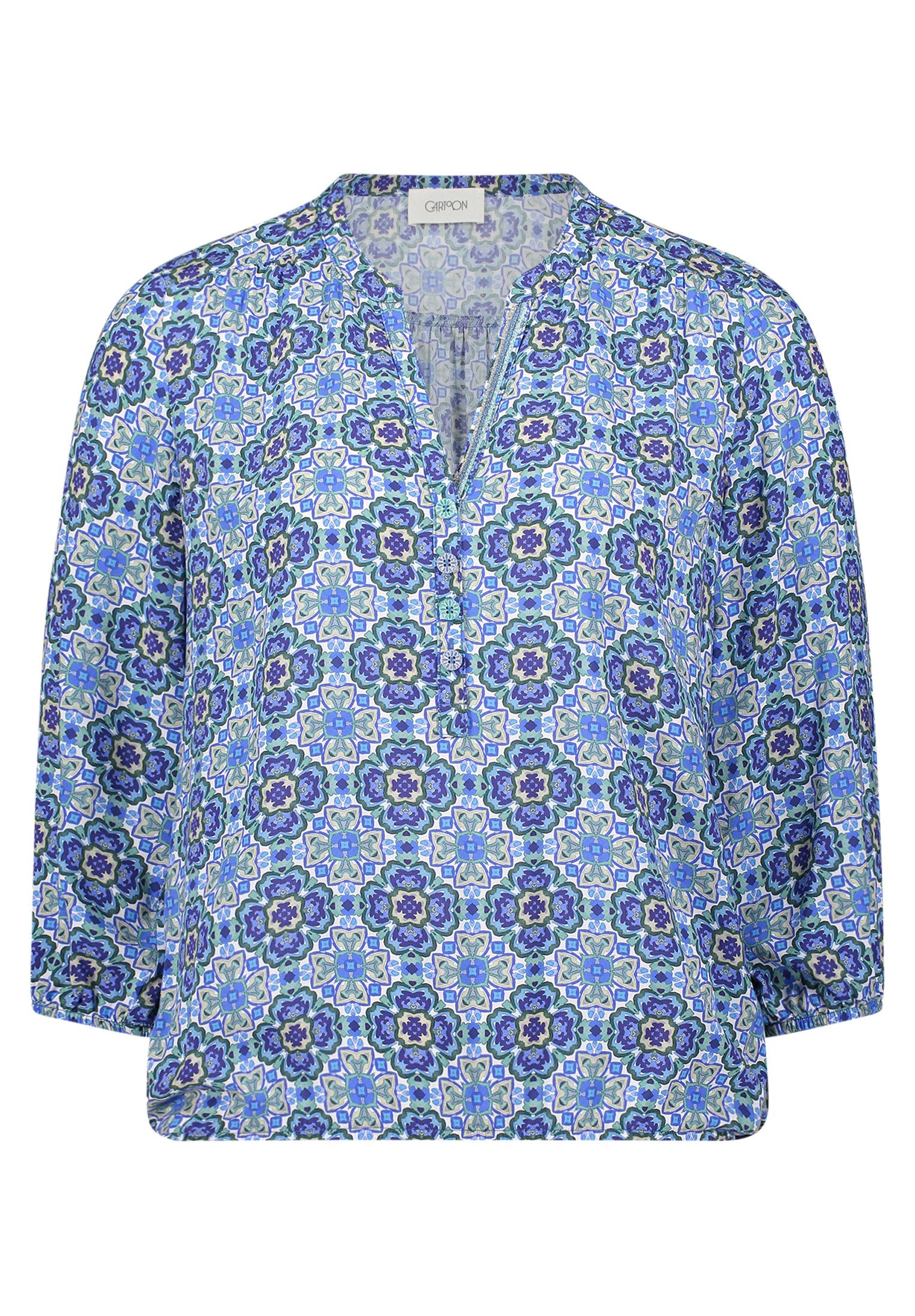 Cartoon Schlupfbluse Damen mit Muster