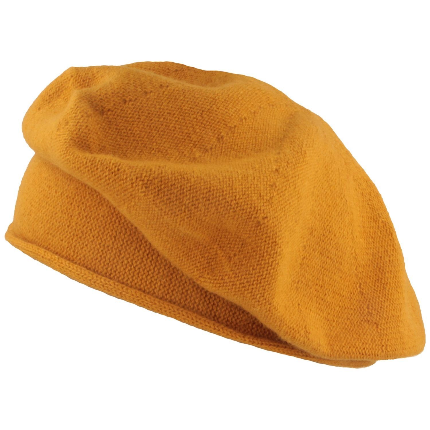 Kopka Strickmütze Steg-Baskenmütze aus reinem Cashmere