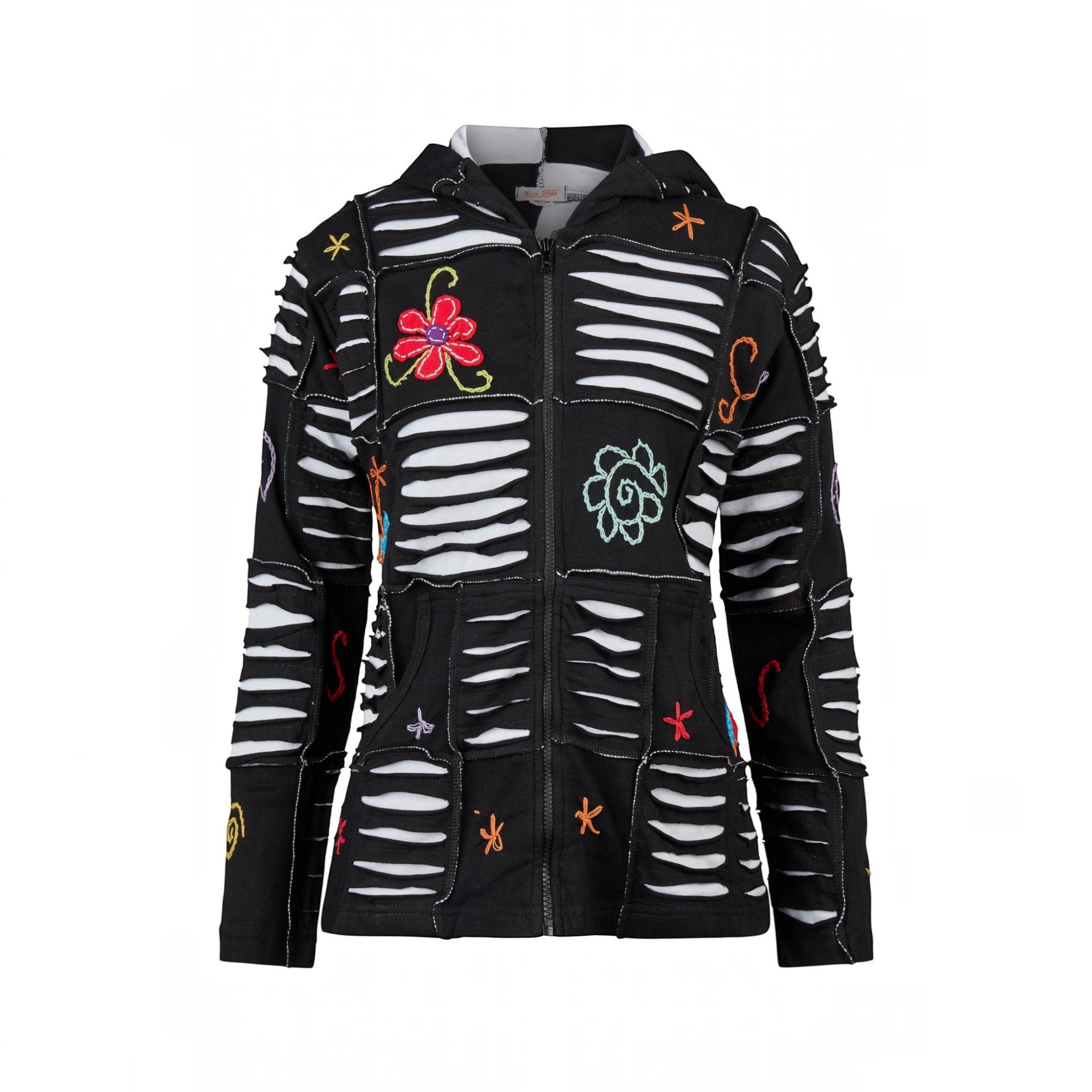 THC Natural Line Sweatjacke Baumwoll Patch Jacke (1 Stück, 1-tlg., 1 Stück) mit Kapuze
