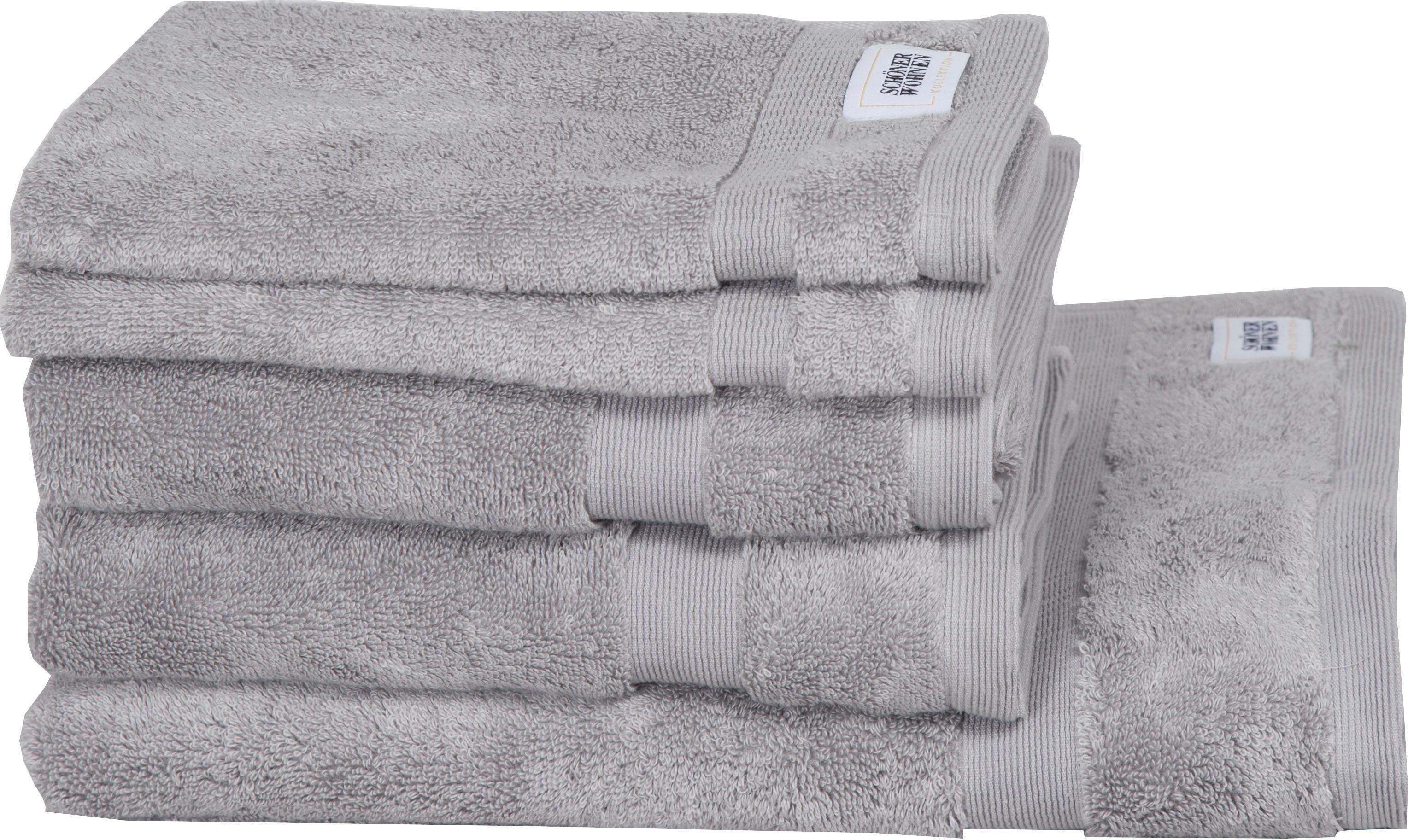 SCHÖNER WOHNEN-Kollektion Handtuch Set Cuddly, Frotteevelours günstig online kaufen