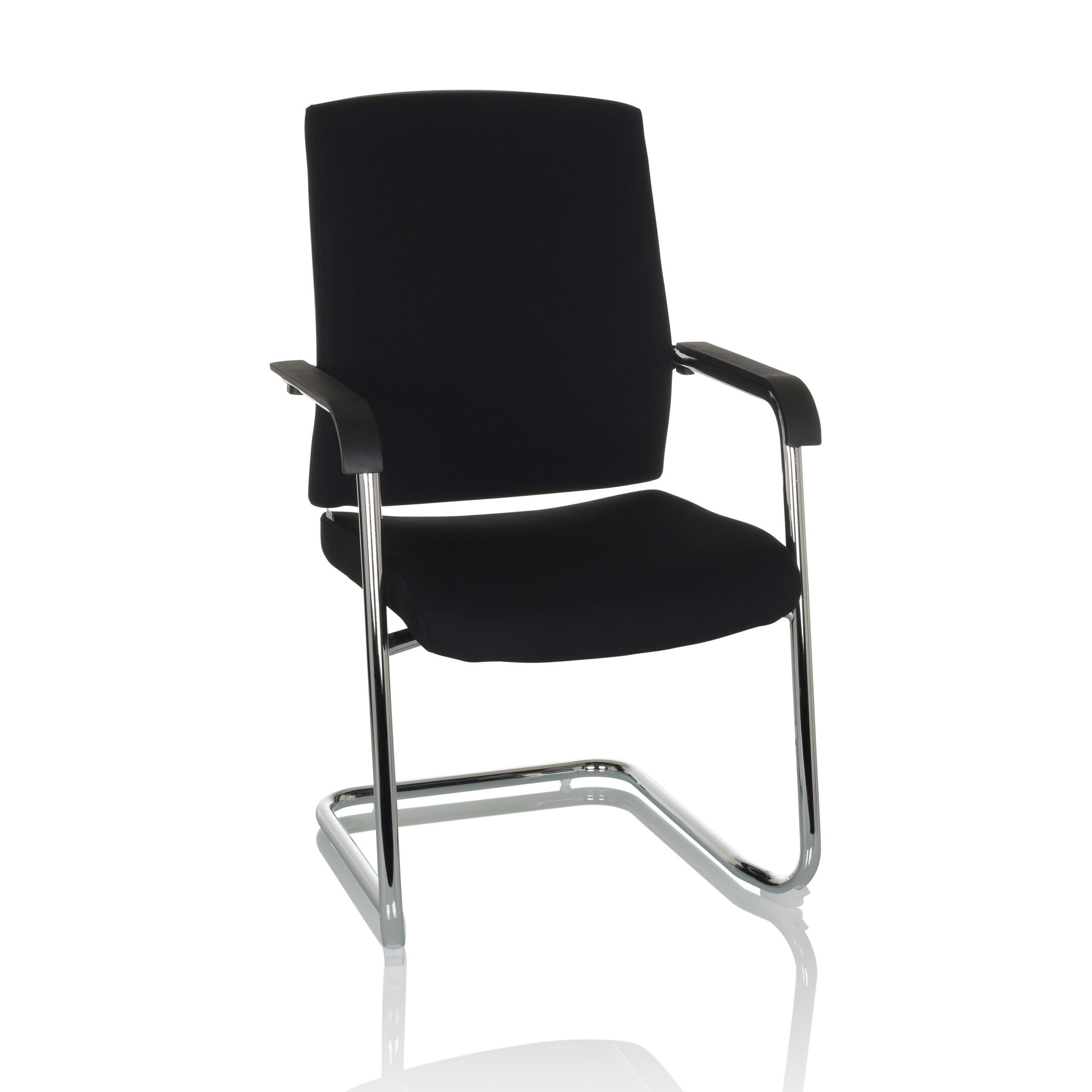 hjh OFFICE Freischwinger Freischwinger LEVIA VP Stoff (1 St), Stuhl, Esszimmerstuhl, Besucherstuhl, Schwingstuhl