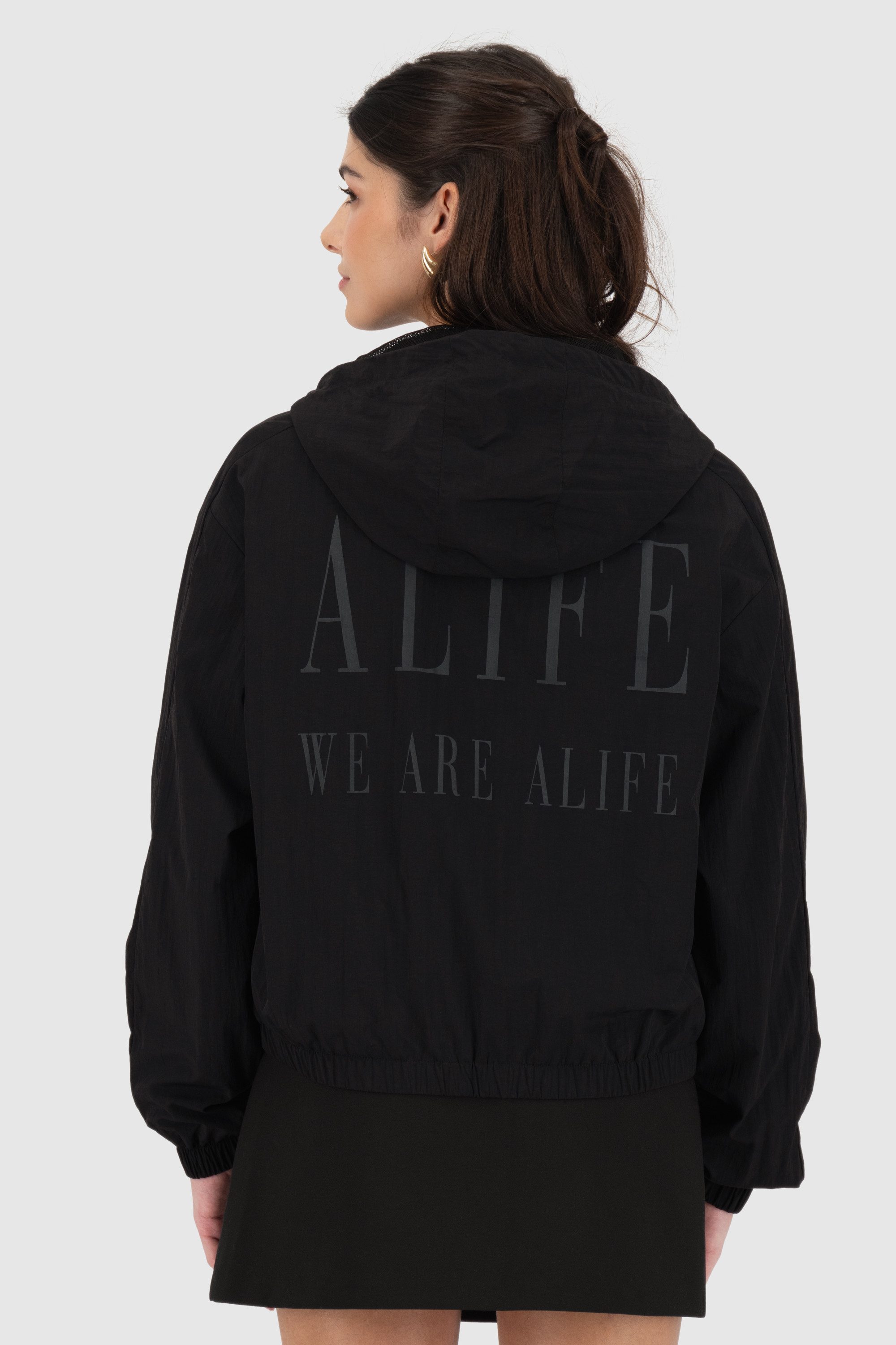 Alife & Kickin Sommerjacke Damen JovanaAK A Übergangsjacke, Jacke leichte Übergangsjacke Windbreaker mit Kapuze und Reißverschluss – Bild 4 von 5
