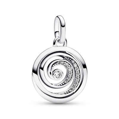 Pandora Charm-Einhänger Medaillon Charm Dankbarkeit Spirale aus 925er Silber von PANDORA