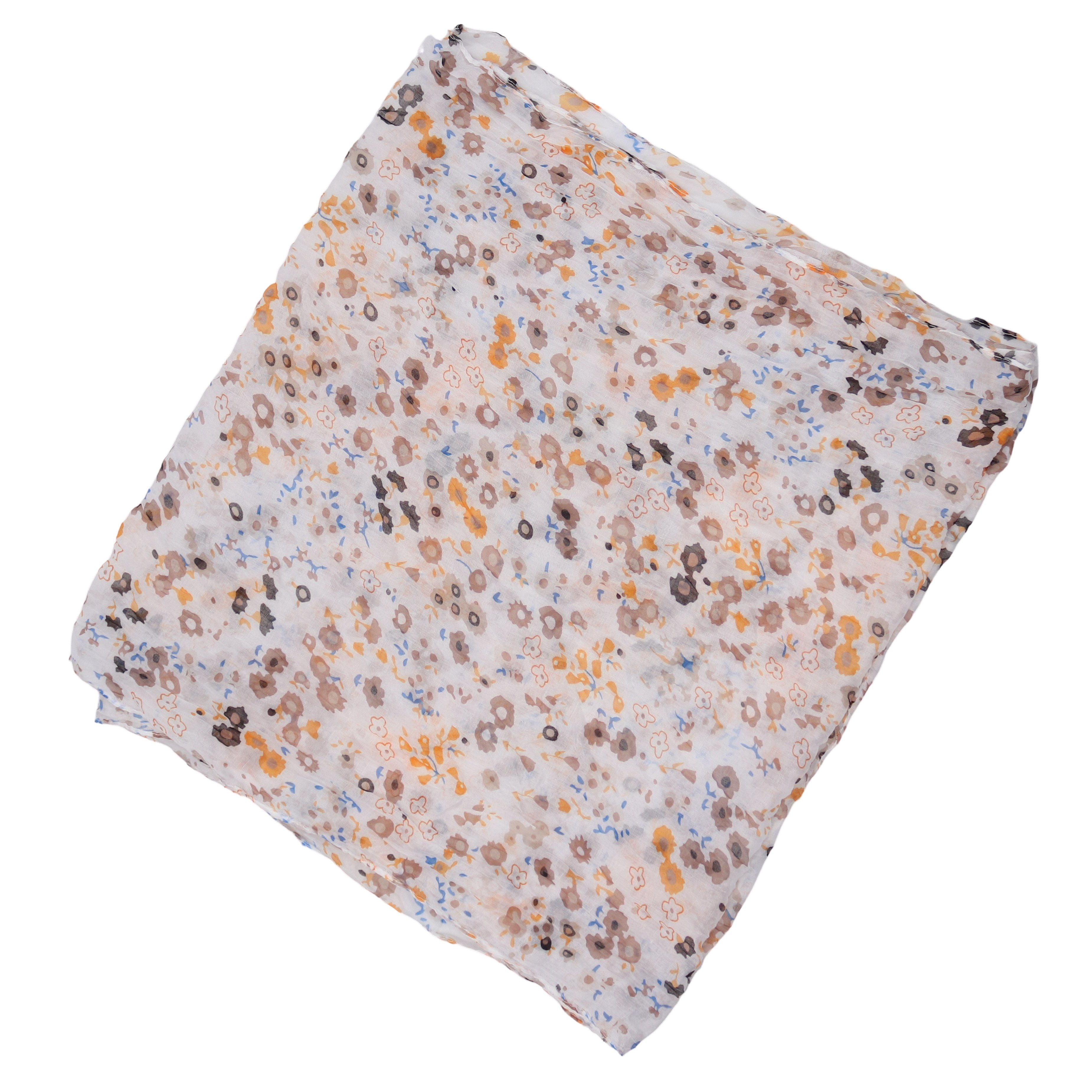 MIRROSI Loop Damen Schal mit Blümchen-Muster Weich, Schlauchschal, (zweimal um den Hals wickelbar, ca.45x75cm), Damen Halstuch ideal für Frühling, Sommer oder Herbst