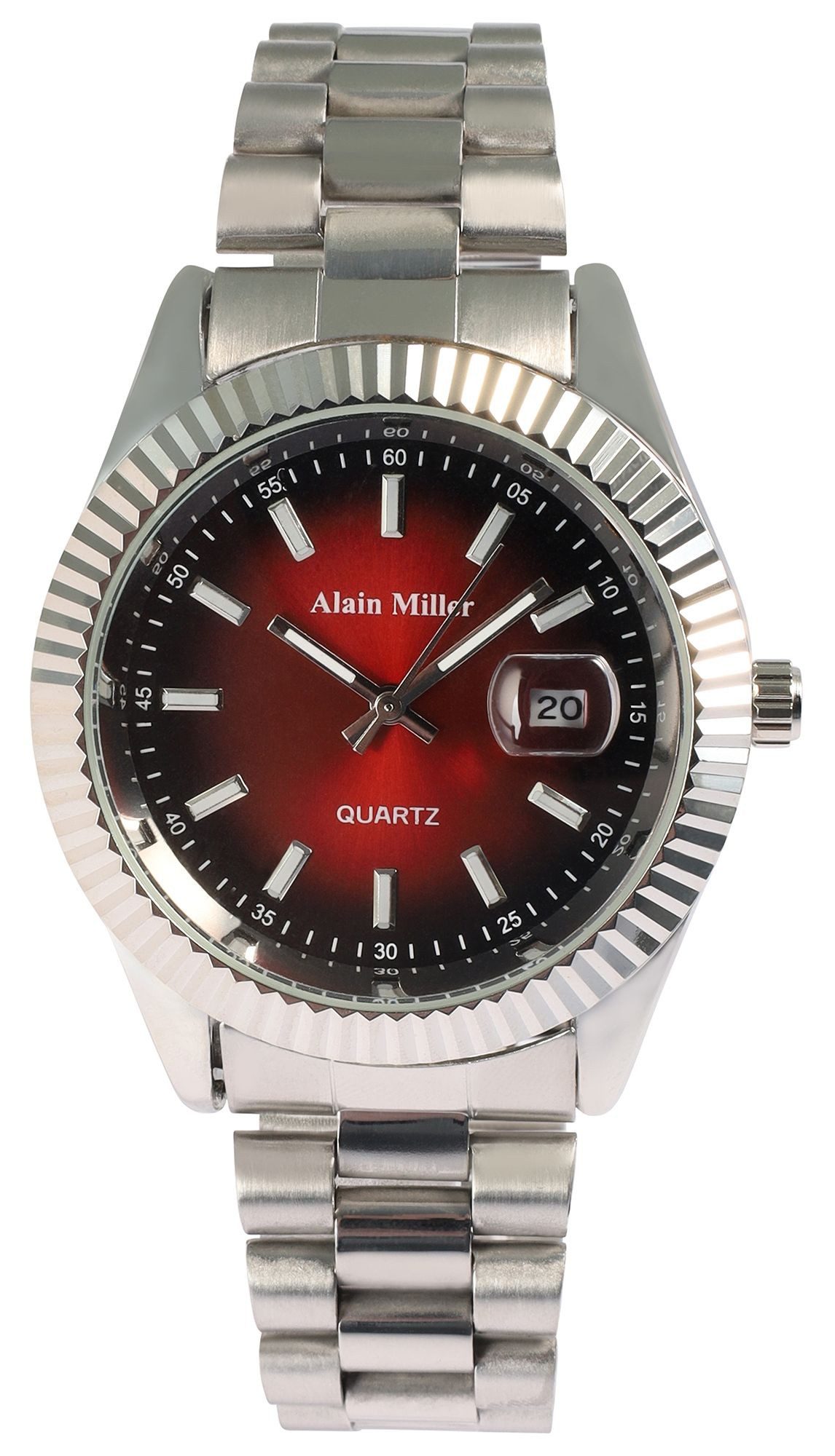 Alain Miller Quarzuhr 2800100 mit Metallband, Datumsanzeige günstig online kaufen