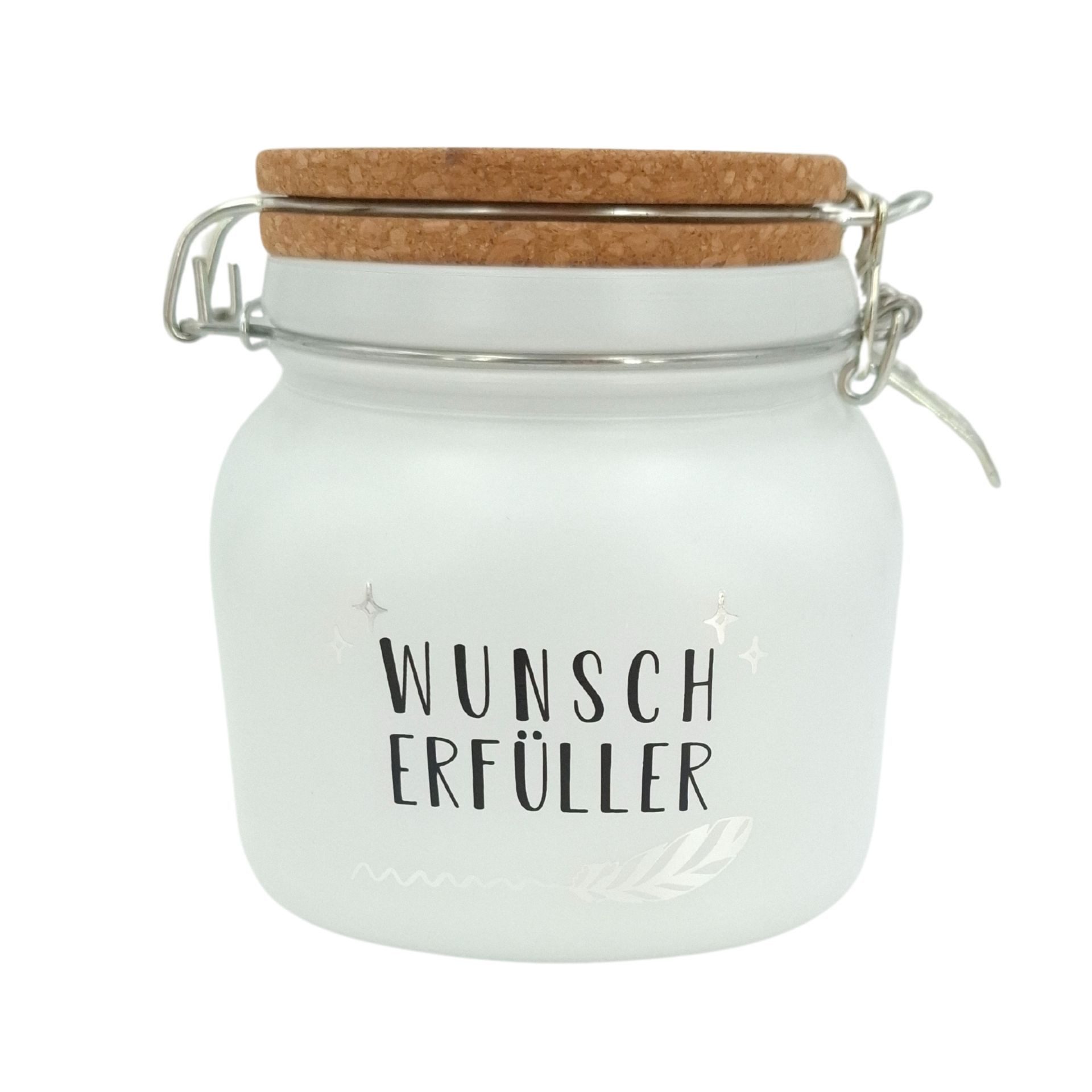 HERGO Creation Spardose HERGO Sparglas WUNSCHERFÜLLER mit Korkdeckel Spardo günstig online kaufen