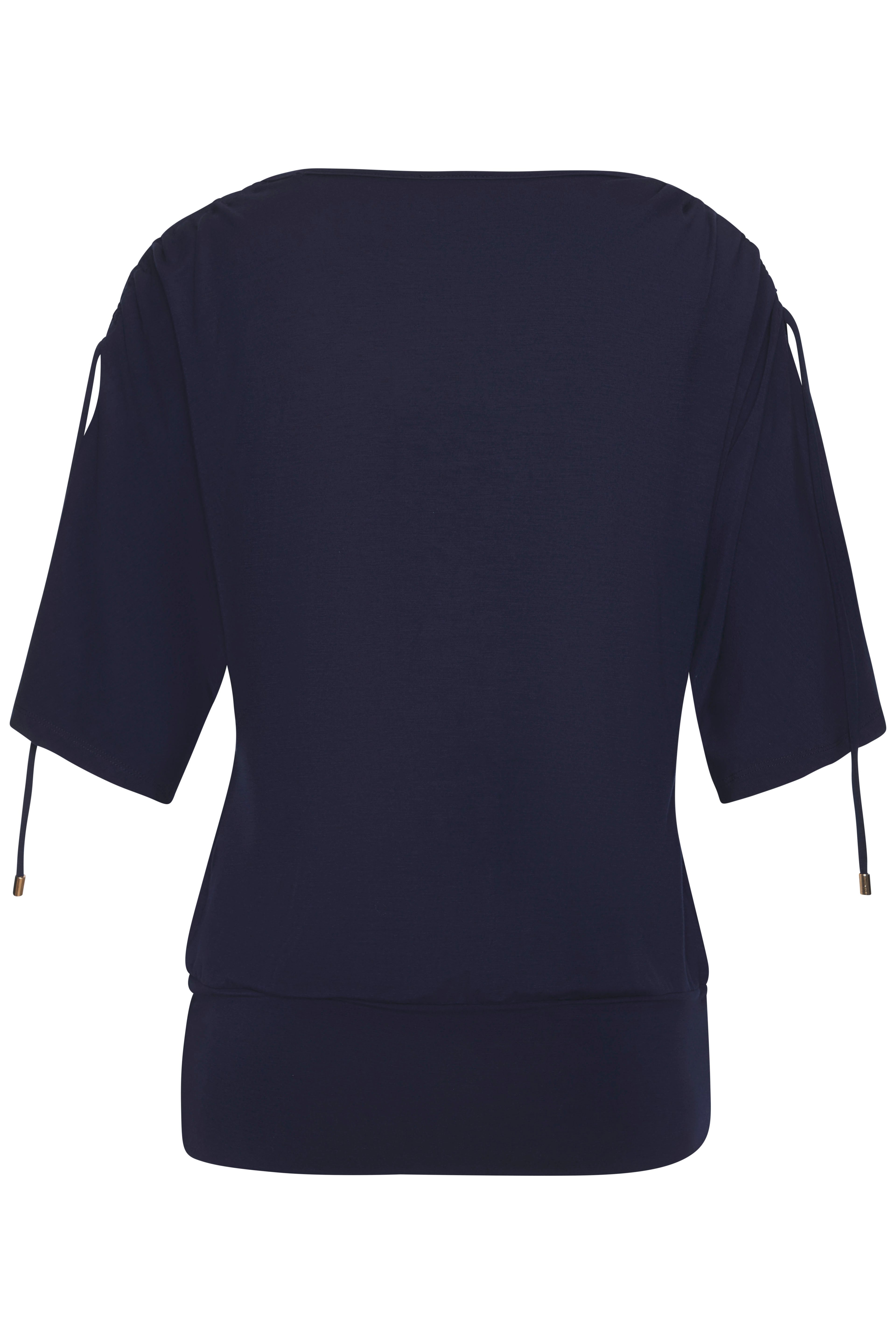 LASCANA Rundhalsshirt mit variabler Ärmellänge aus luftigem Viskose-Stretch