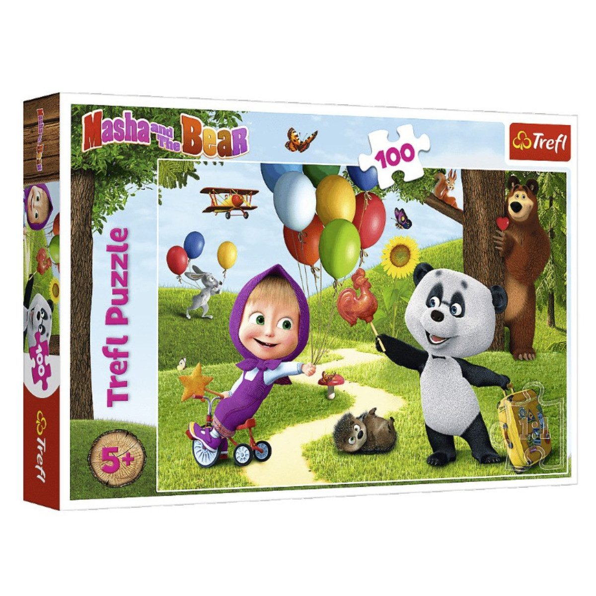 Masha and the bear Puzzle Mascha und der Bär Mädchen, 100 Puzzleteile günstig online kaufen