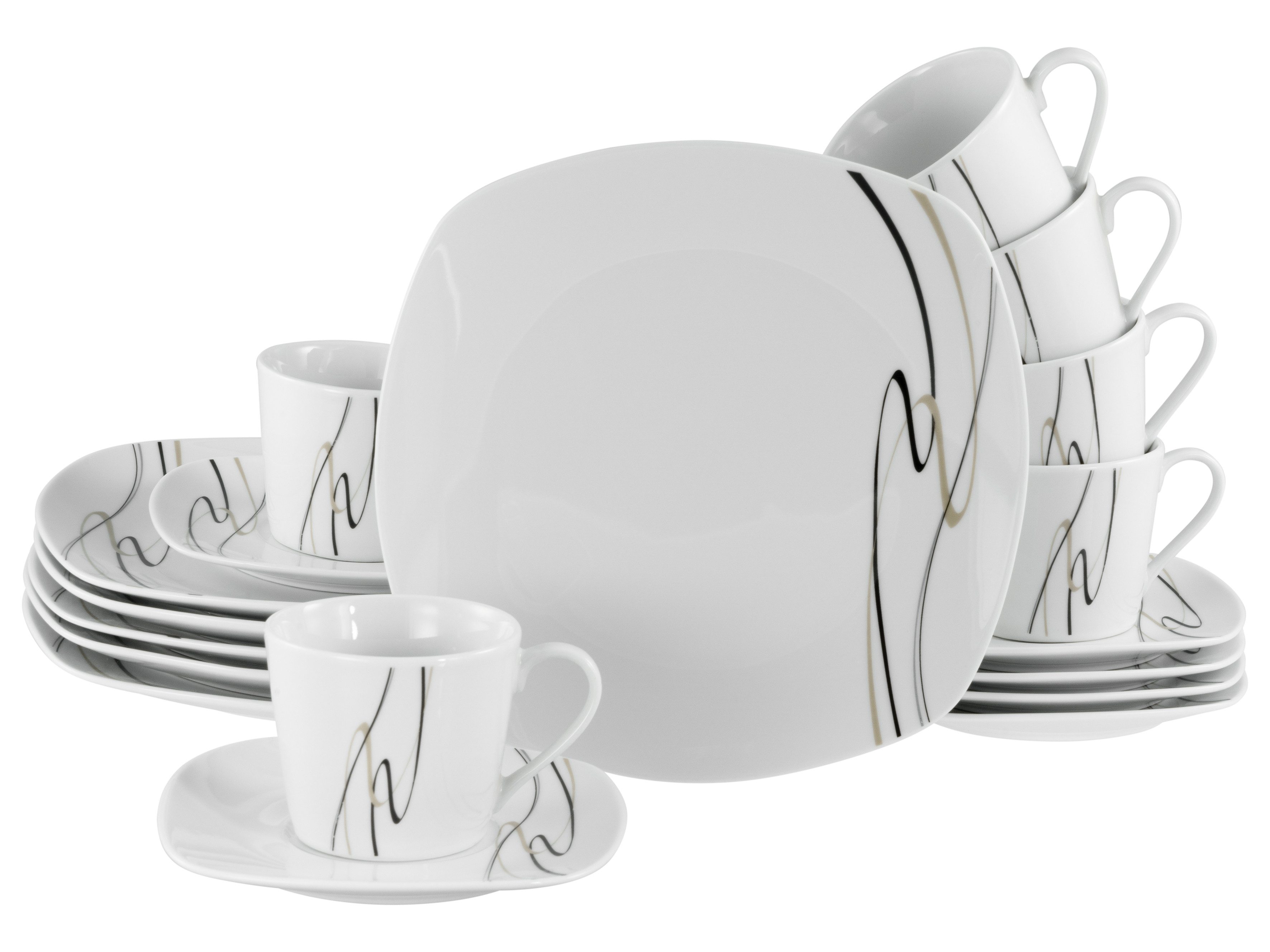 Kaffeeservice Amelie Piazza, Kaffee-Service 18-tlg