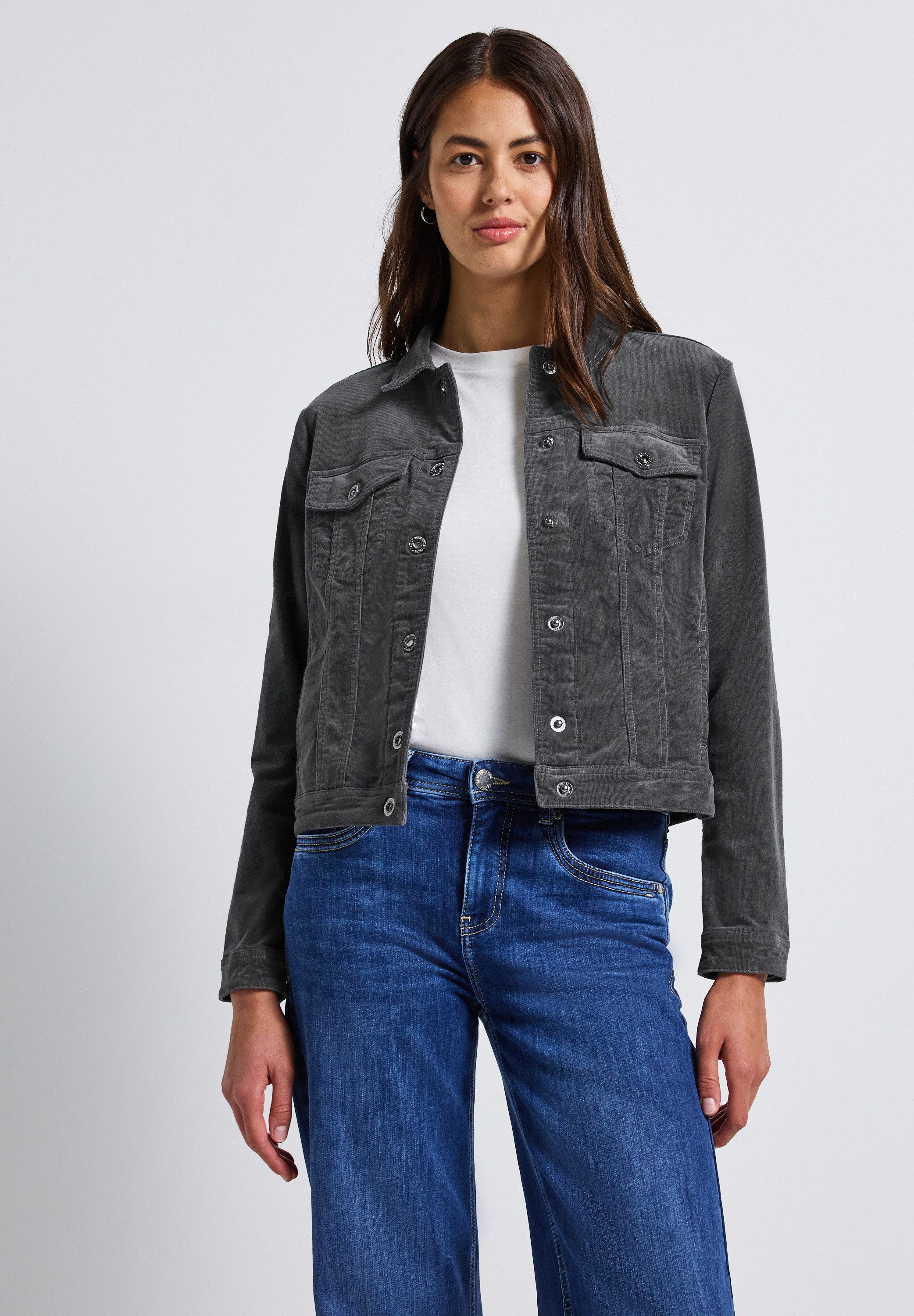 STREET ONE Cordjacke in Cord-Optik