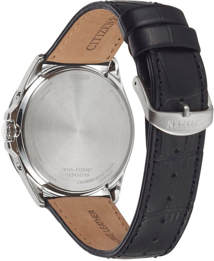 Citizen Funkuhr CB0250-17A, Armbanduhr, Herrenuhr, Solar, Lederarmband, Saphirglas, Datum