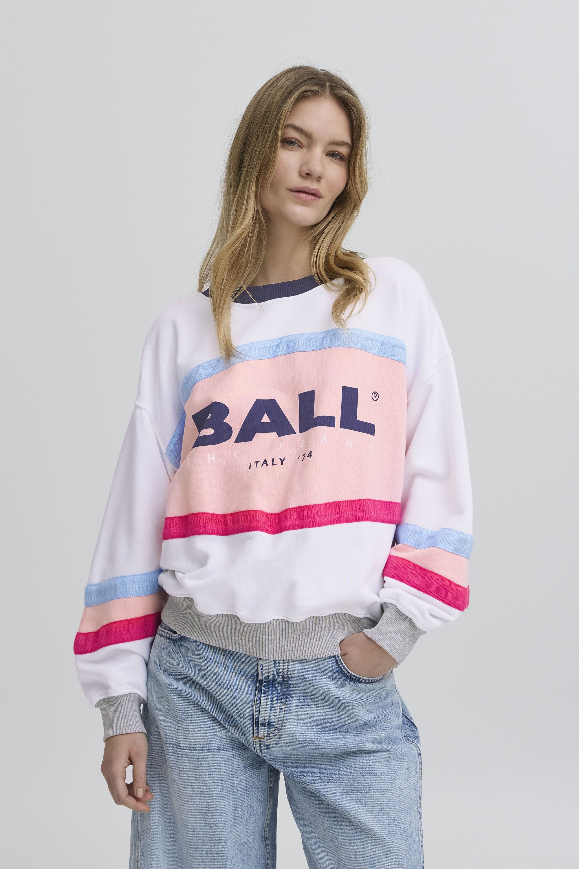 BALL Rundhalspullover BALUCA SWEAT modisches Sweatshirt günstig online kaufen