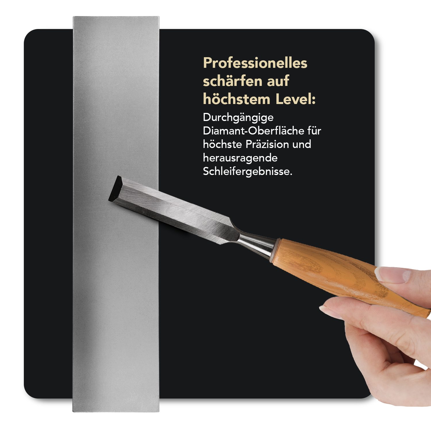 DMT Schleifstein Dia-Sharp® Diamant Wetzstein 11,5" Fein, 30cm Messerschärfer, D11F, Bankstein in Profiqualität, Made in USA