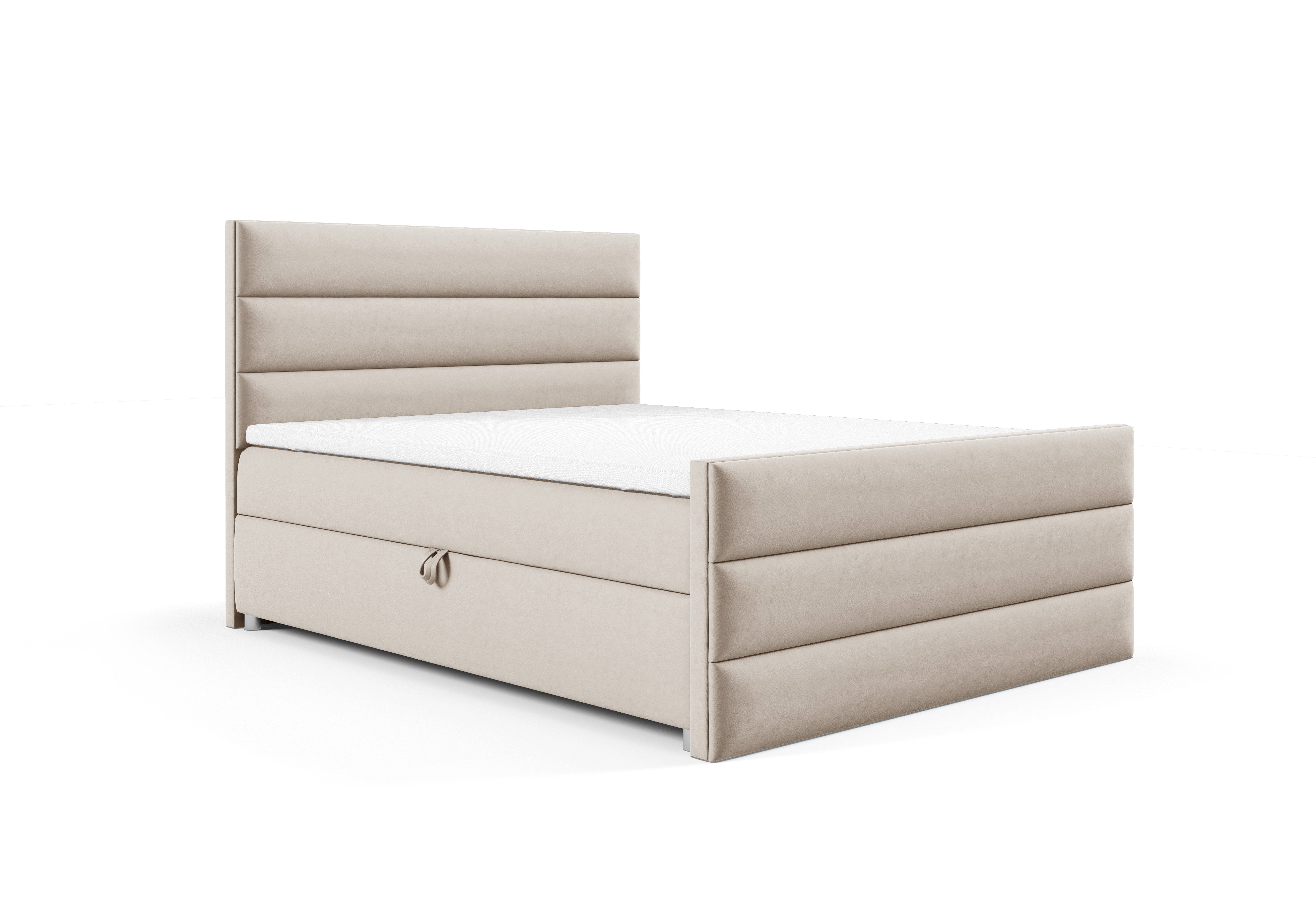 Best for Home Boxspringbett Trinity K-1 LUX – Modern Boxspringbett mit Stau günstig online kaufen