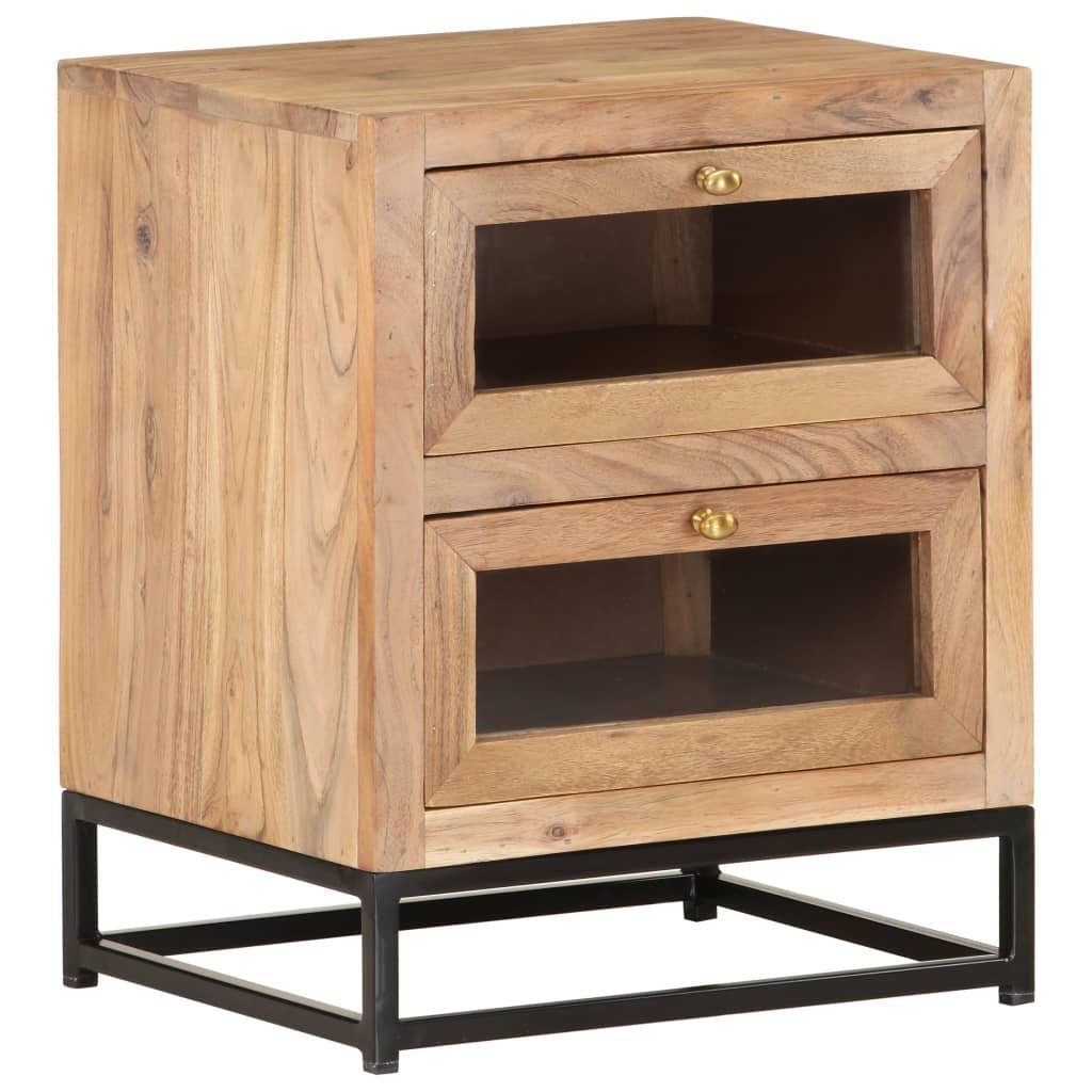 vidaXL Nachttisch Nachttisch 40x30x50 cm Massivholz
