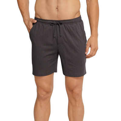 Schiesser Pyjamashorts Mix & Relax (Set, 1-tlg., 1-teilig) Herren Homewearhose Schlafanzughose Boxer kurz Baumwolle