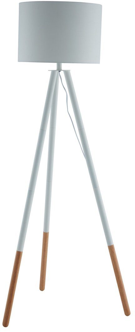 Stehlampe Leuchtmittel, ohne skandinavisches SalesFever Uldis, Design Dreibeiniges Stativ,