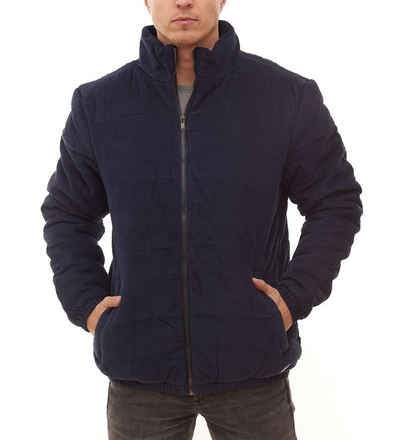 Blend Outdoorjacke BLEND Sodio Herren Cord-Jacke nachhaltige Übergangs-Jacke aus Baumwolle Jacke 20712318 Blau