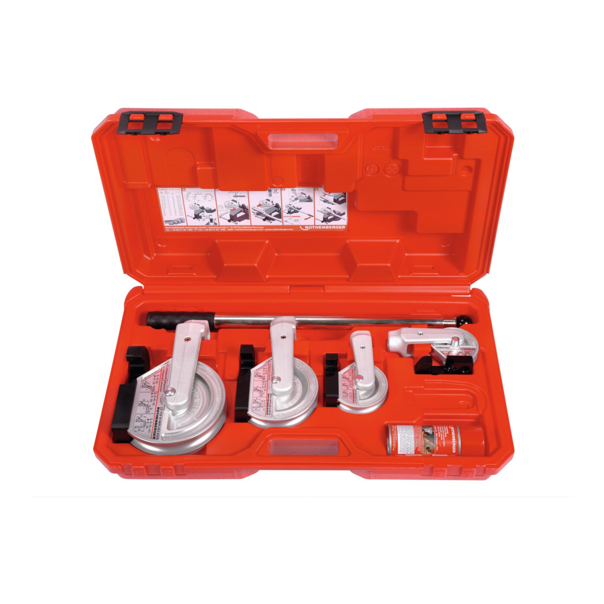 Rothenberger Rohrbieger Rothenberger ROBEND H+W Plus Set, 12-15-18-22 mm
