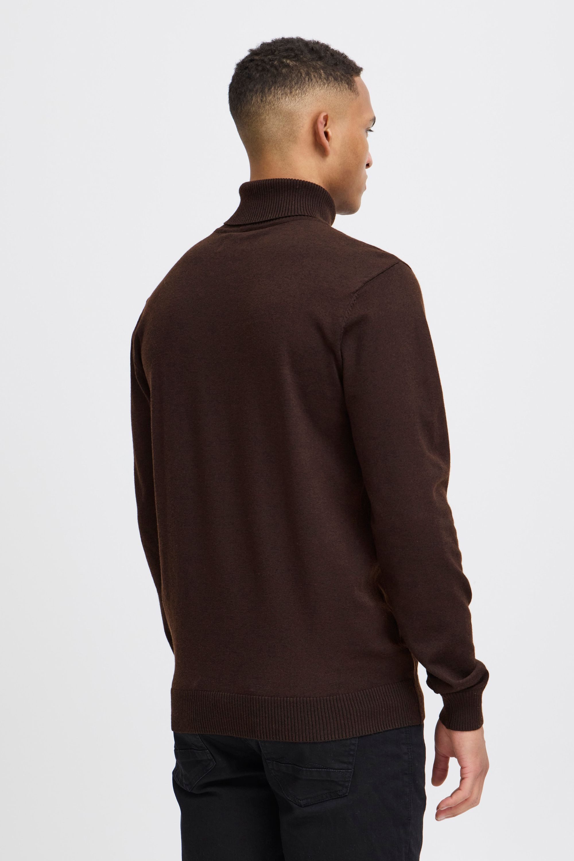 Blend Strickpullover BHBruton V-neck Stilvoller Strickpullover mit Rollkragen