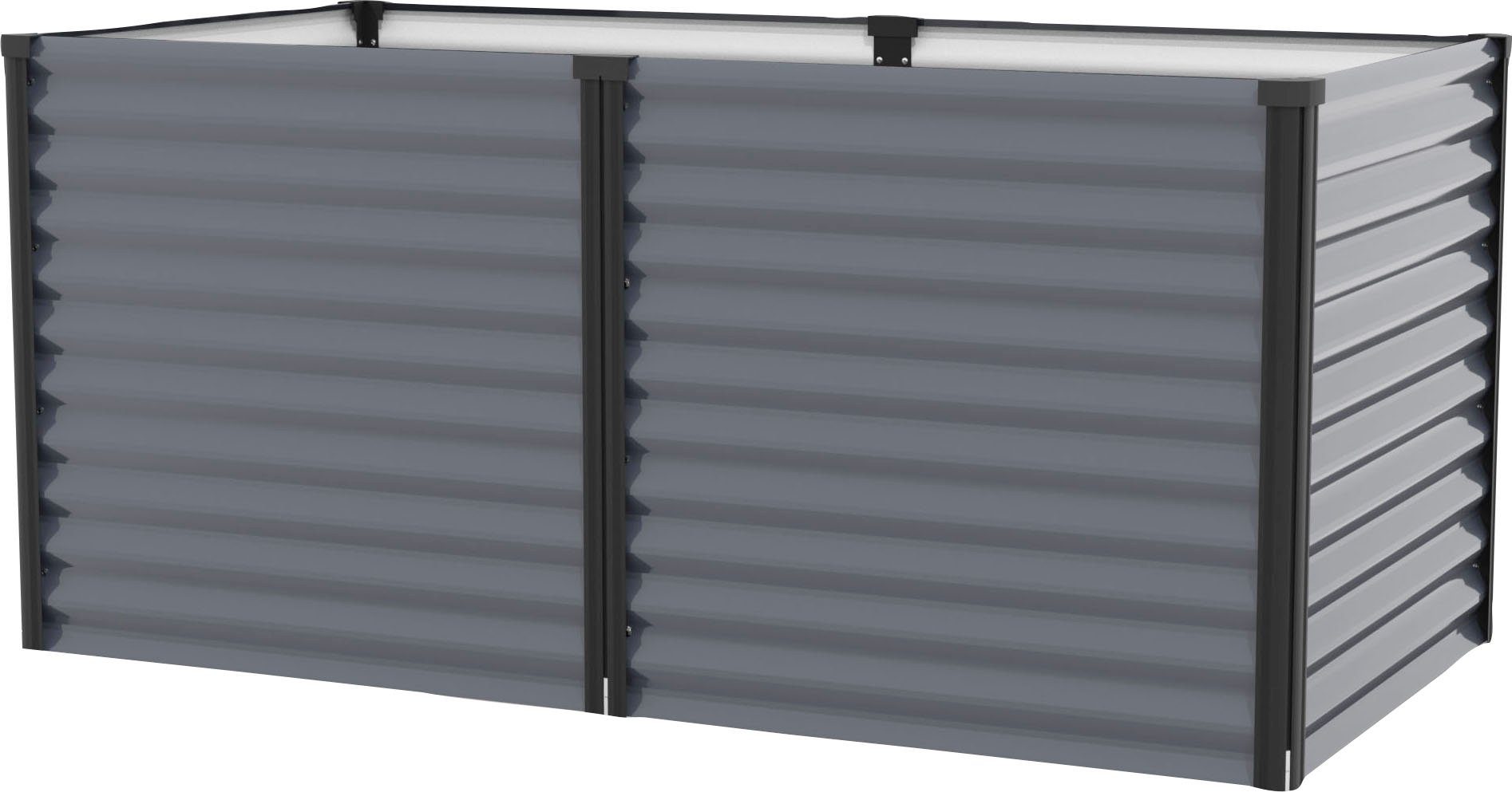 Vitavia Hochbeet Meta 858, BxTxH: 96x188x86 cm, granit/schwarz