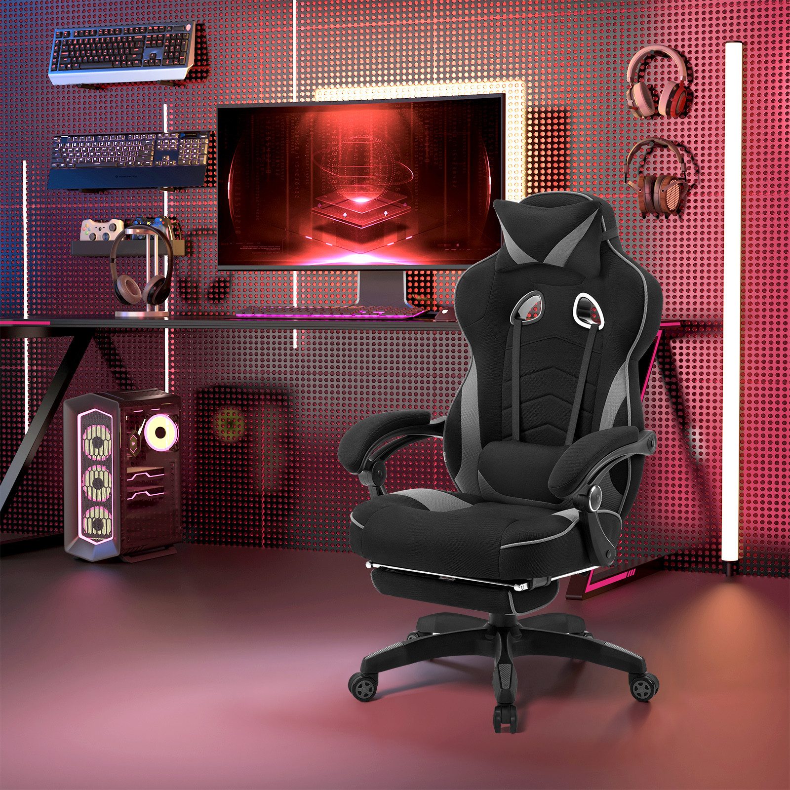 Woltu Gaming-Stuhl (1 St), Sportsitz, mit günstig online kaufen