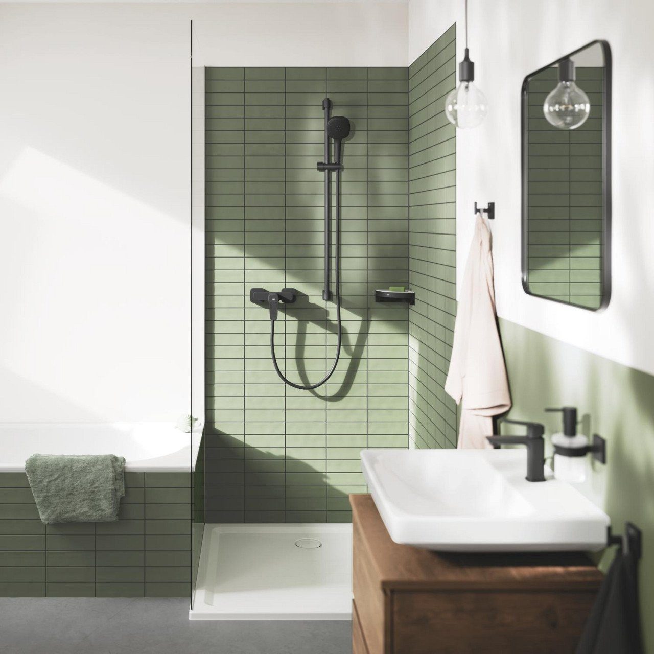 Grohe Waschtischarmatur Grohe Quickfix Waschtischarmatur Dice S schwarz