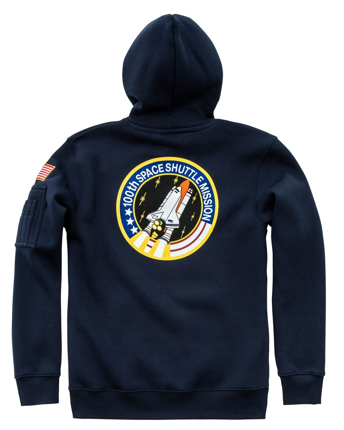 Space Alpha Industries rep.blue Hoody Shuttle Kapuzenpullover
