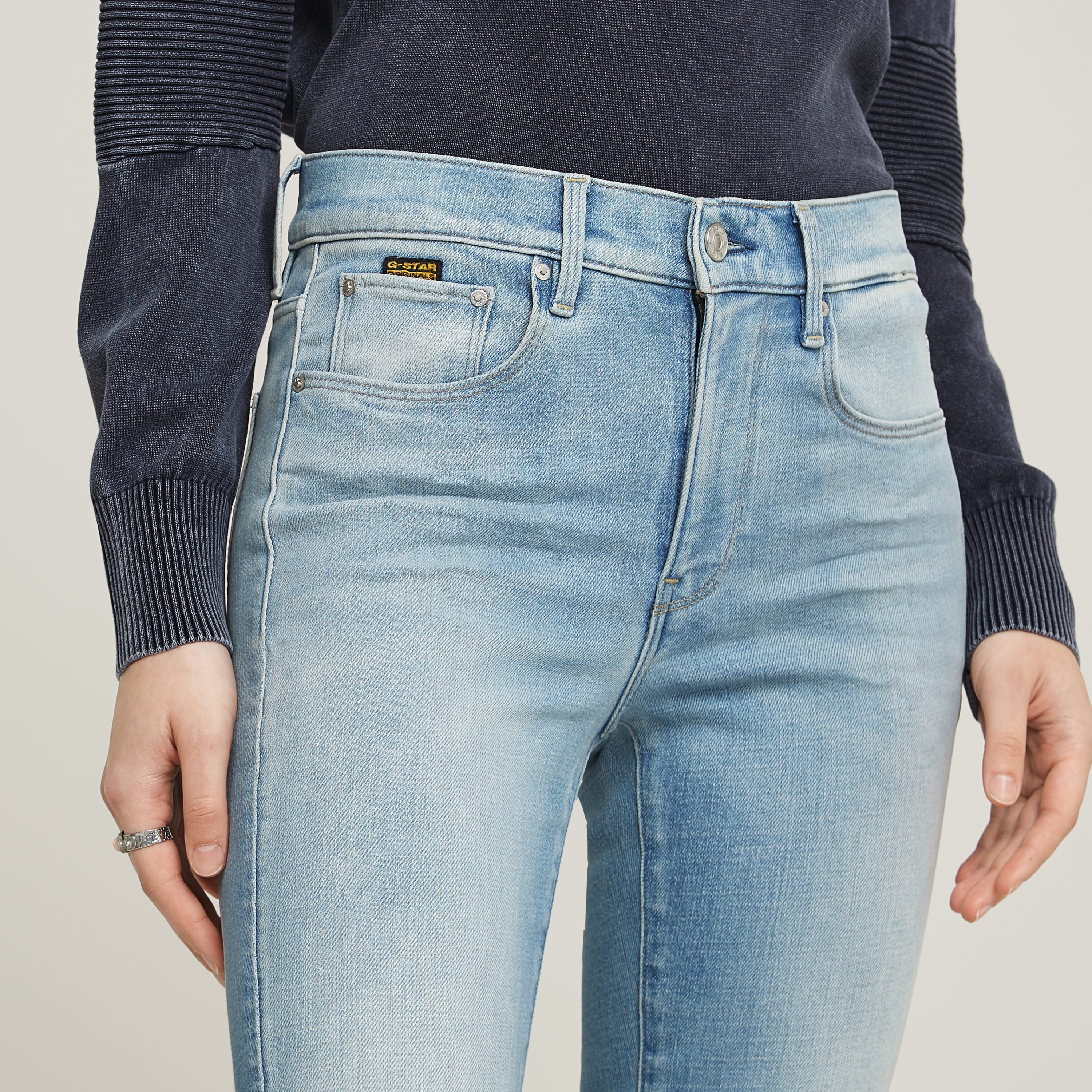G-STAR Bootcut-Jeans 3301 Flare Wmn aus Stretch-Denim