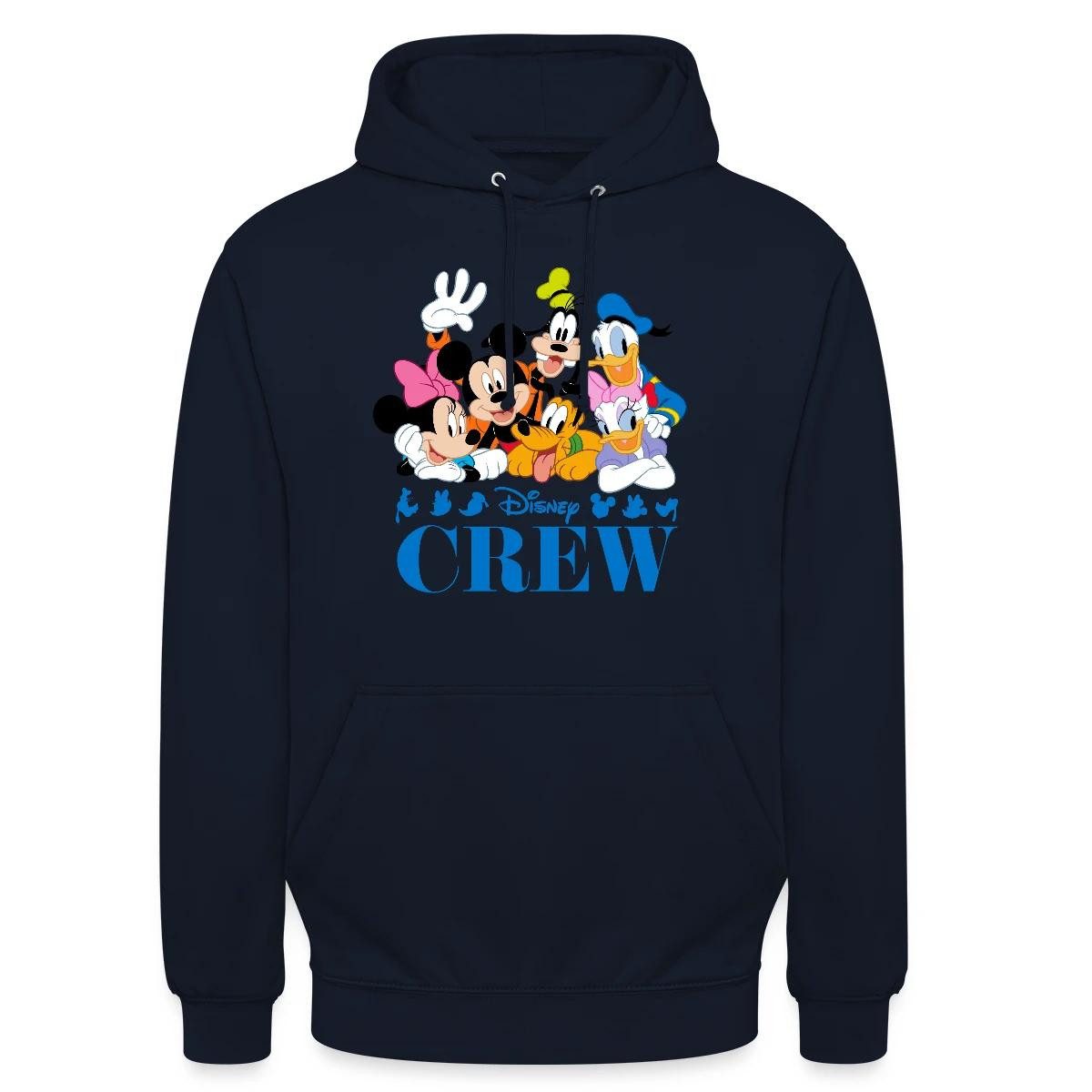 Hoodie Mickey & Minnie Pluto Goofy Daisy Donald Crew Unisex Hoodie