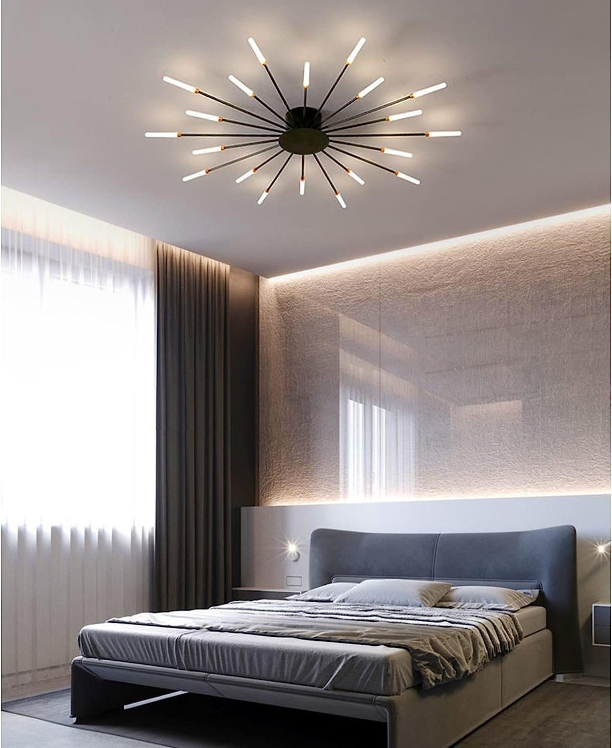 LED fest LED Design Deckenlampen, Feuerwerk Deckenleuchte Kronleuchter,Deckenlampe,Kreative integriert DOPWii