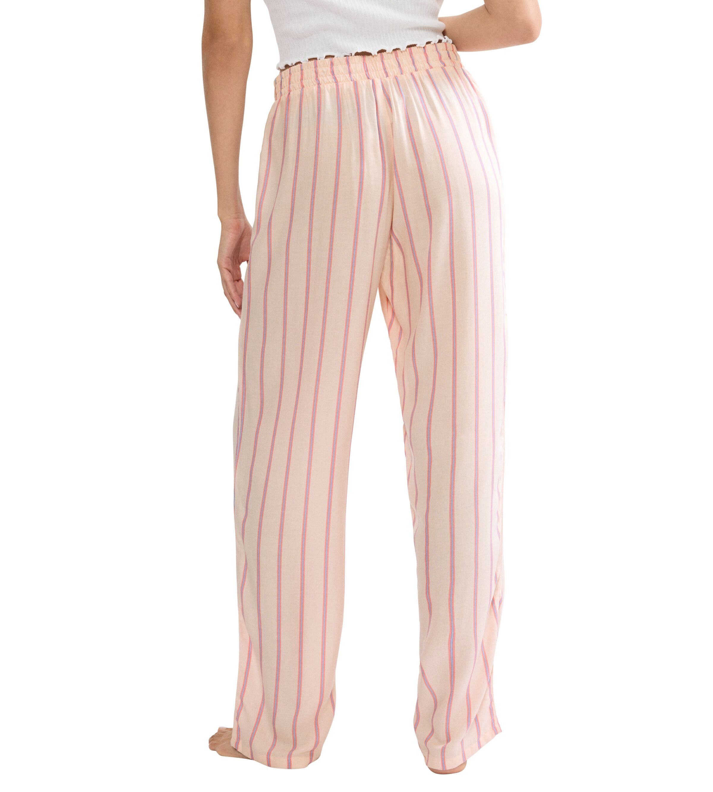 Triumph Pyjamahose Mix & Match Trousers Viscose 01 Gummizug, gestreift, leicht