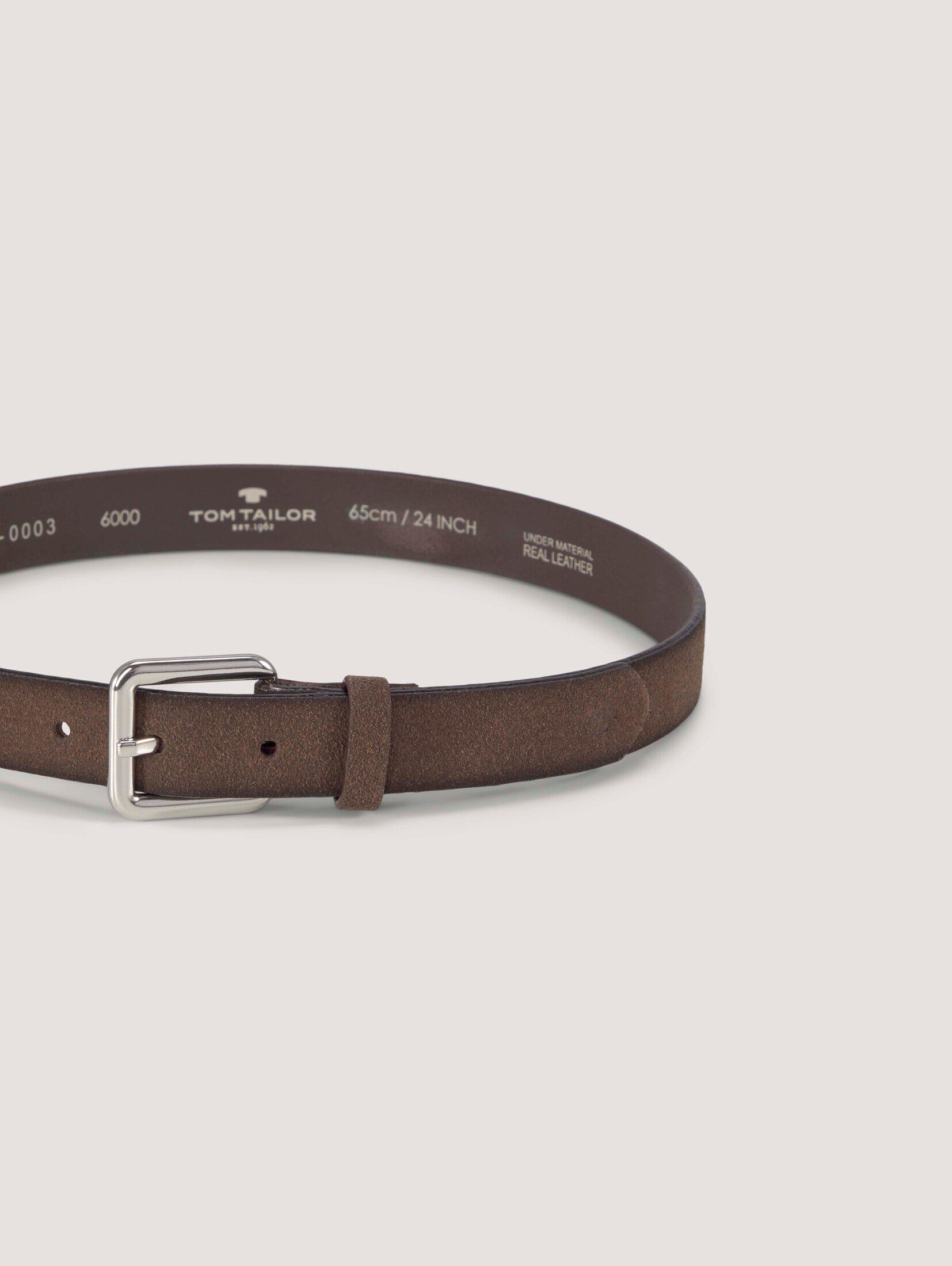 TOM TAILOR Ledergürtel Belts TTDAISY Kids schmaler Gürtel mit eckiger Dornschließe